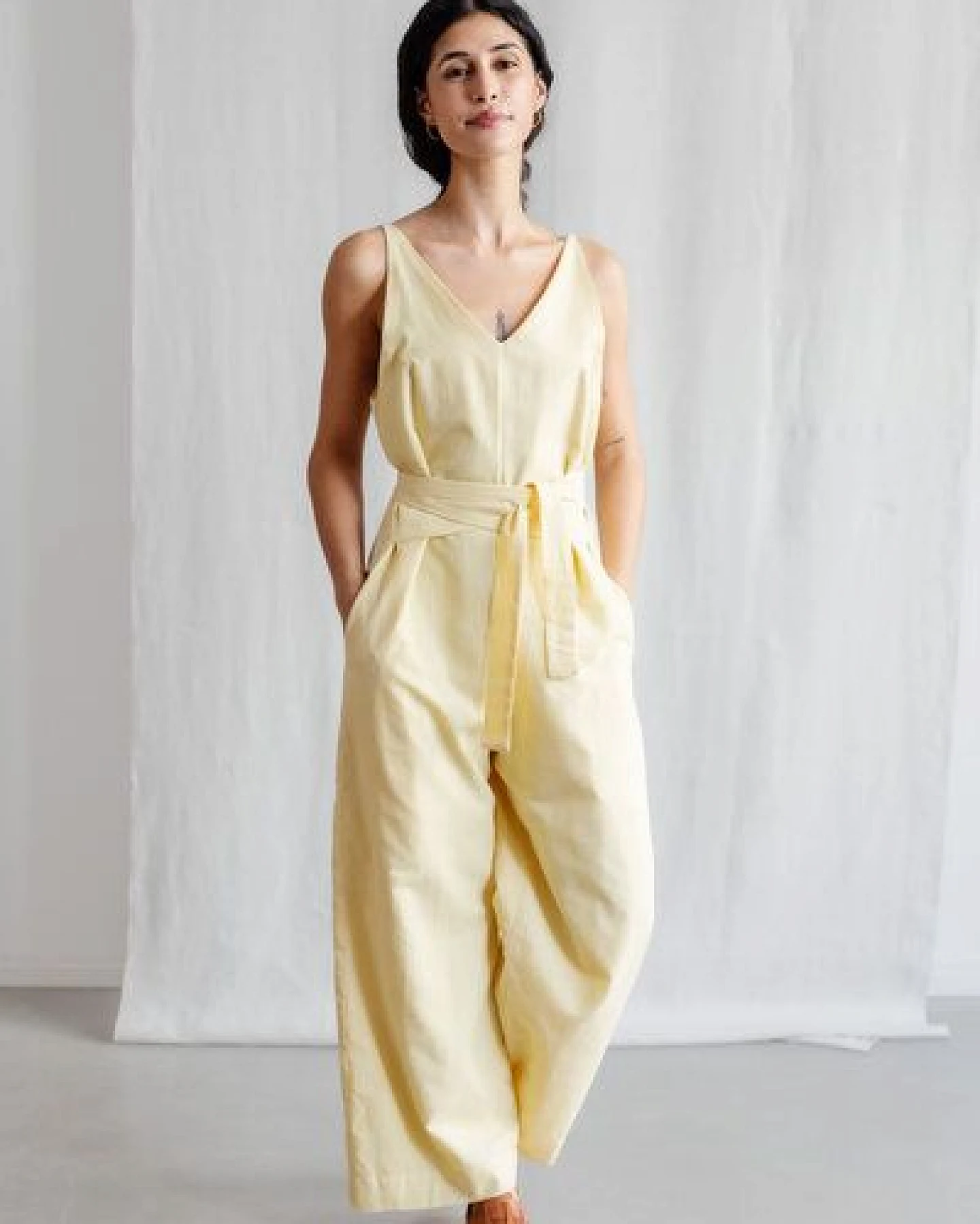 Jyoti - Fair Works Bio-Baumwoll Jumpsuit Parvi – Ansicht 2