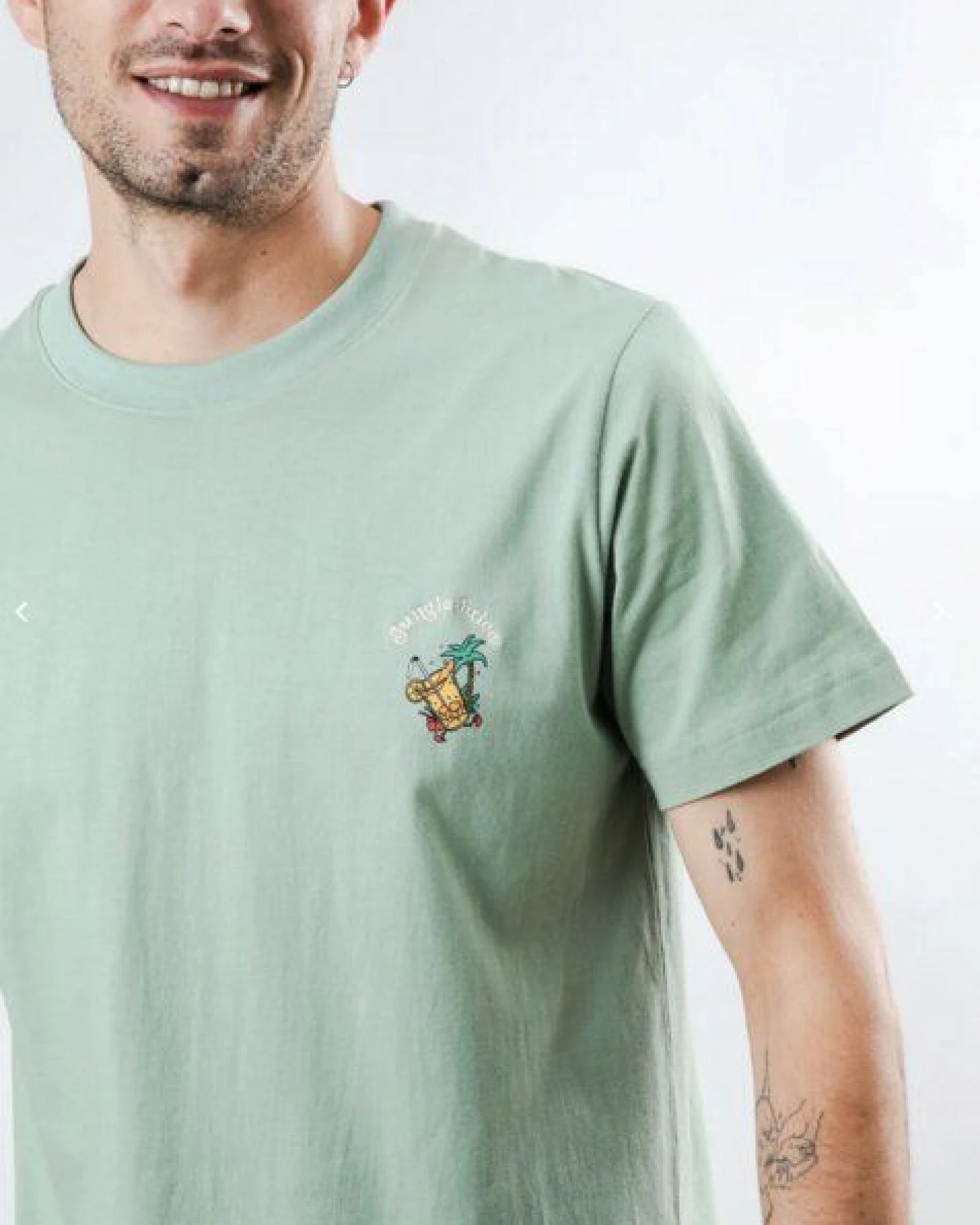 Brava Fabrics Jungle Juice T-shirt Light Green – Ansicht 2