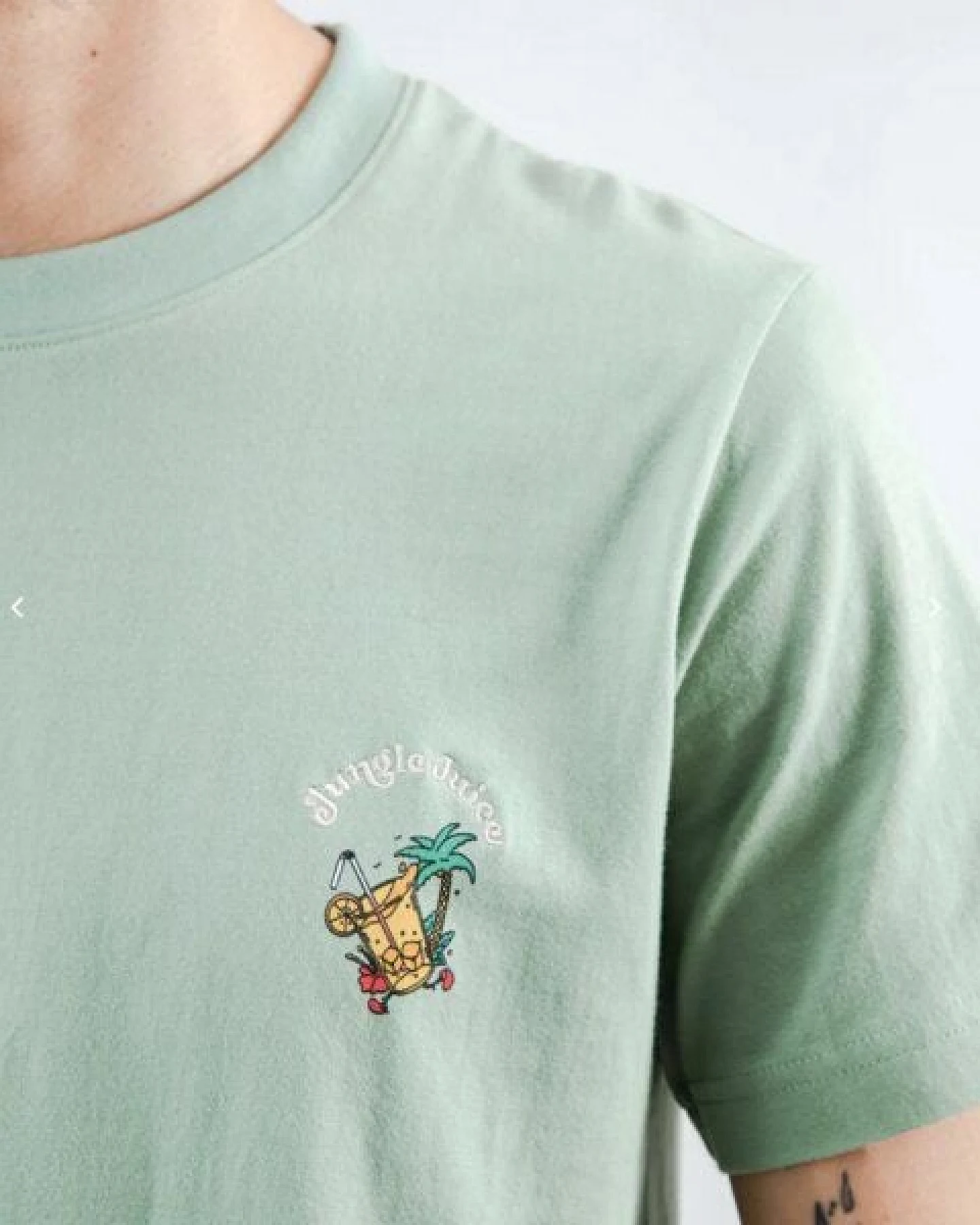 Brava Fabrics Jungle Juice T-shirt Light Green – Ansicht 4