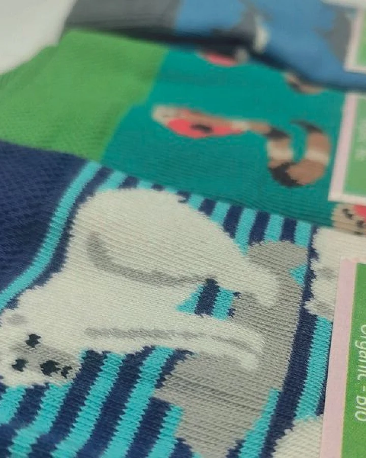 Fräulein Prusselise 3er spezial Socken Pack Tiere, Eisbär, Kobra, Hai, bunt