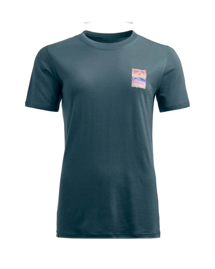 Ortovox - Women's 140 Cool Mountain Gradient T-Shirt - Merinoshirt Gr XS grau
