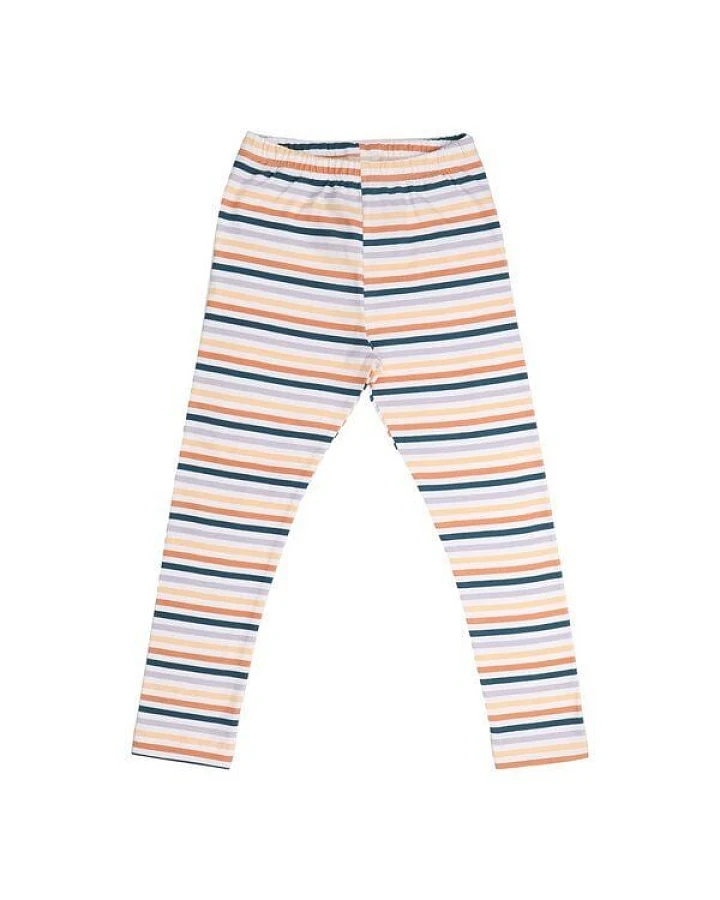 Leggings Bunt gestreift Bio-Baumwolle GOTS – Walkiddy
