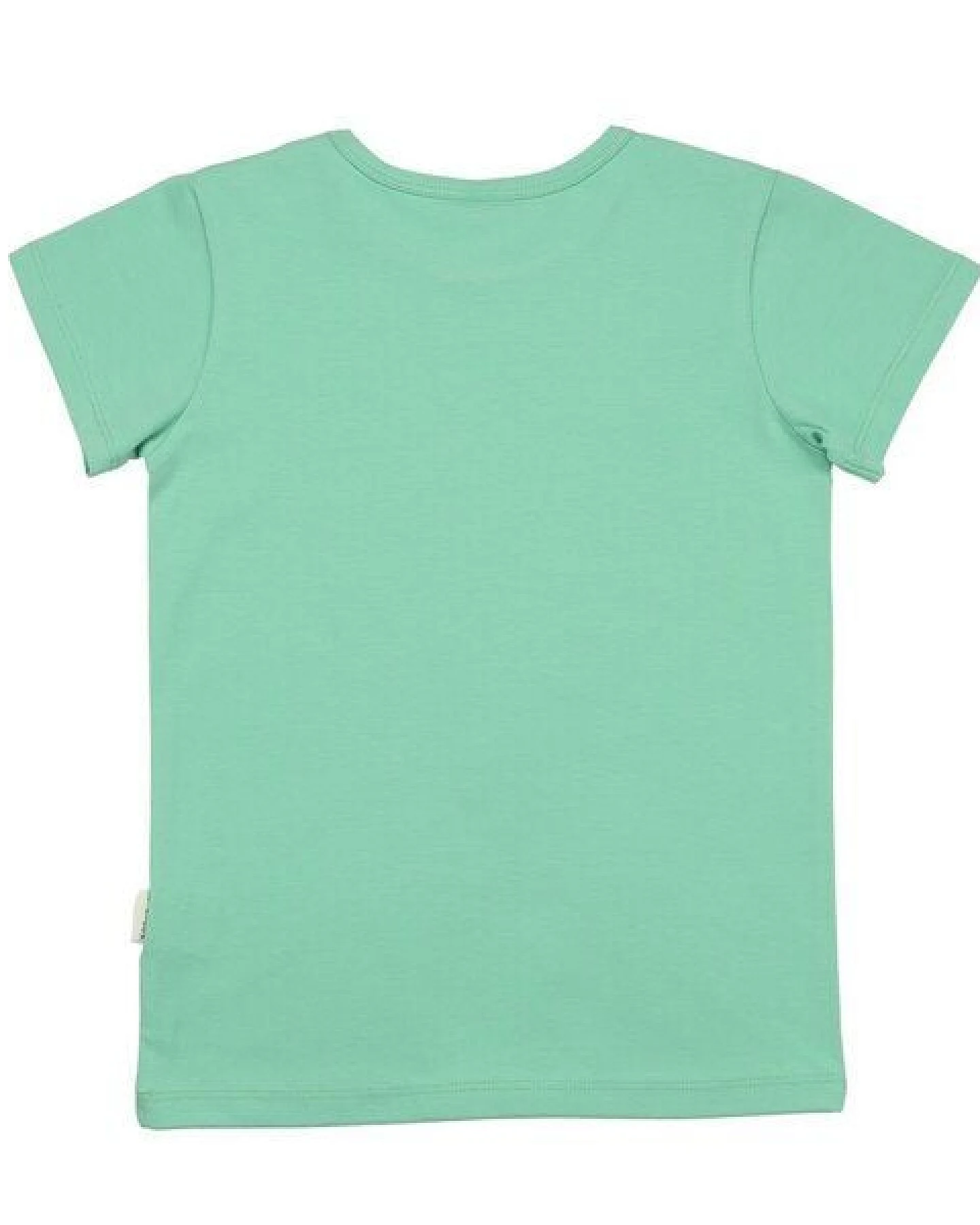 Kinder T-Shirt GOTS-zertifiziert aus Bio-Baumwolle, mint „Funny Crocodiles“, kurzarm mit Krokodilmotiv – Walkiddy, weich & hautfreundlich – Ansicht 3