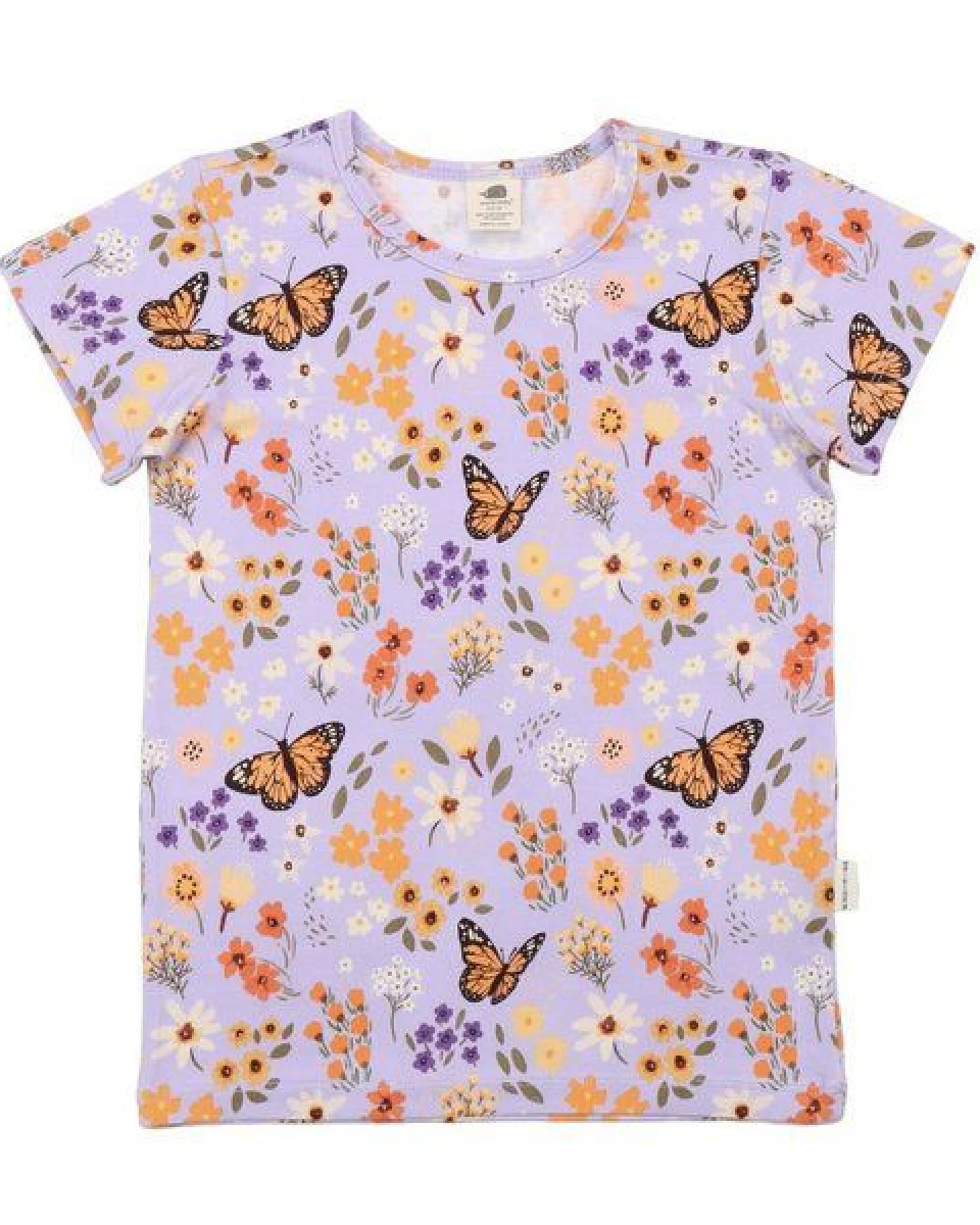 Walkiddy Flowers and Butterflies-T-Shirt – Ansicht 2