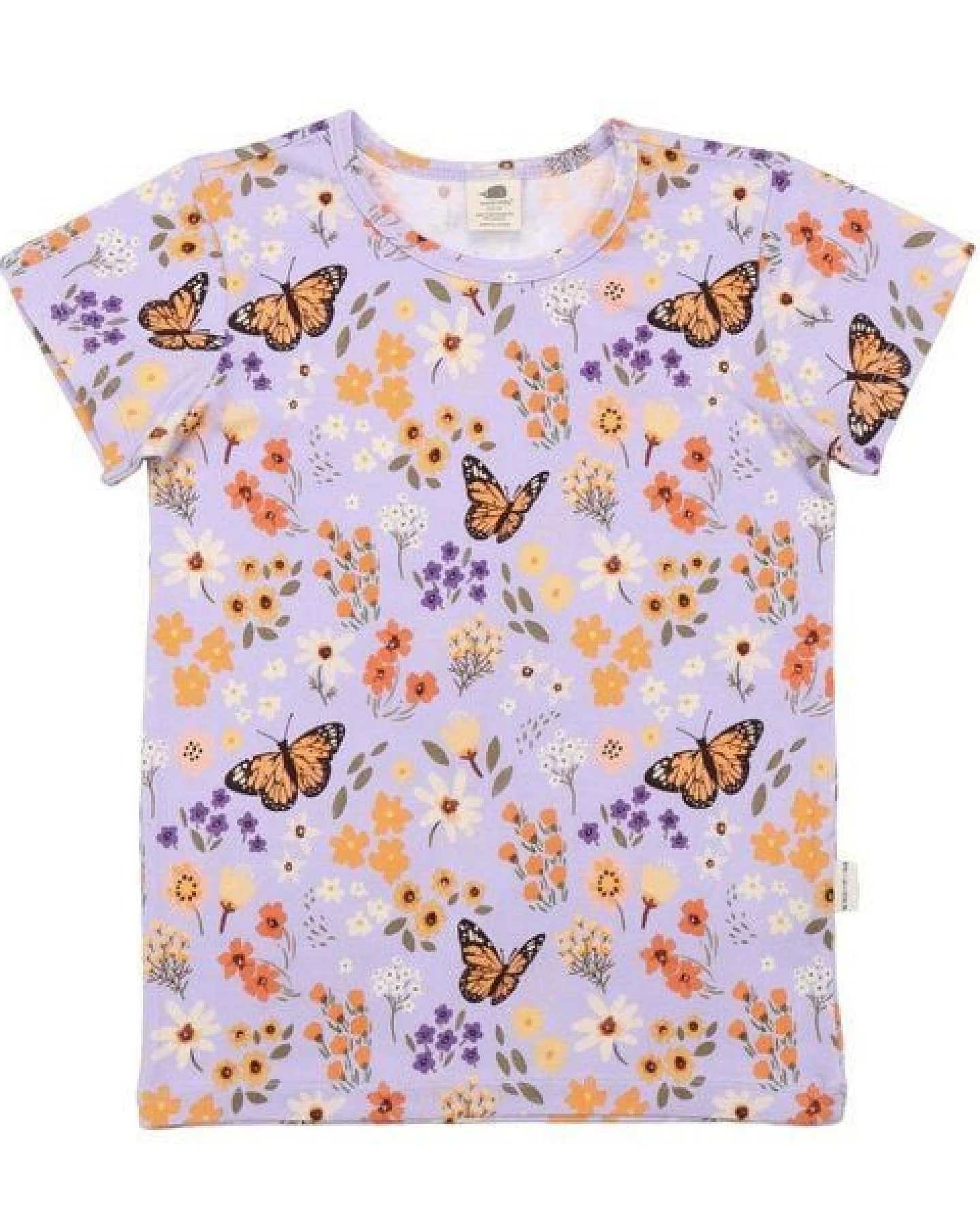 Walkiddy Flowers and Butterflies-T-Shirt – Ansicht 2