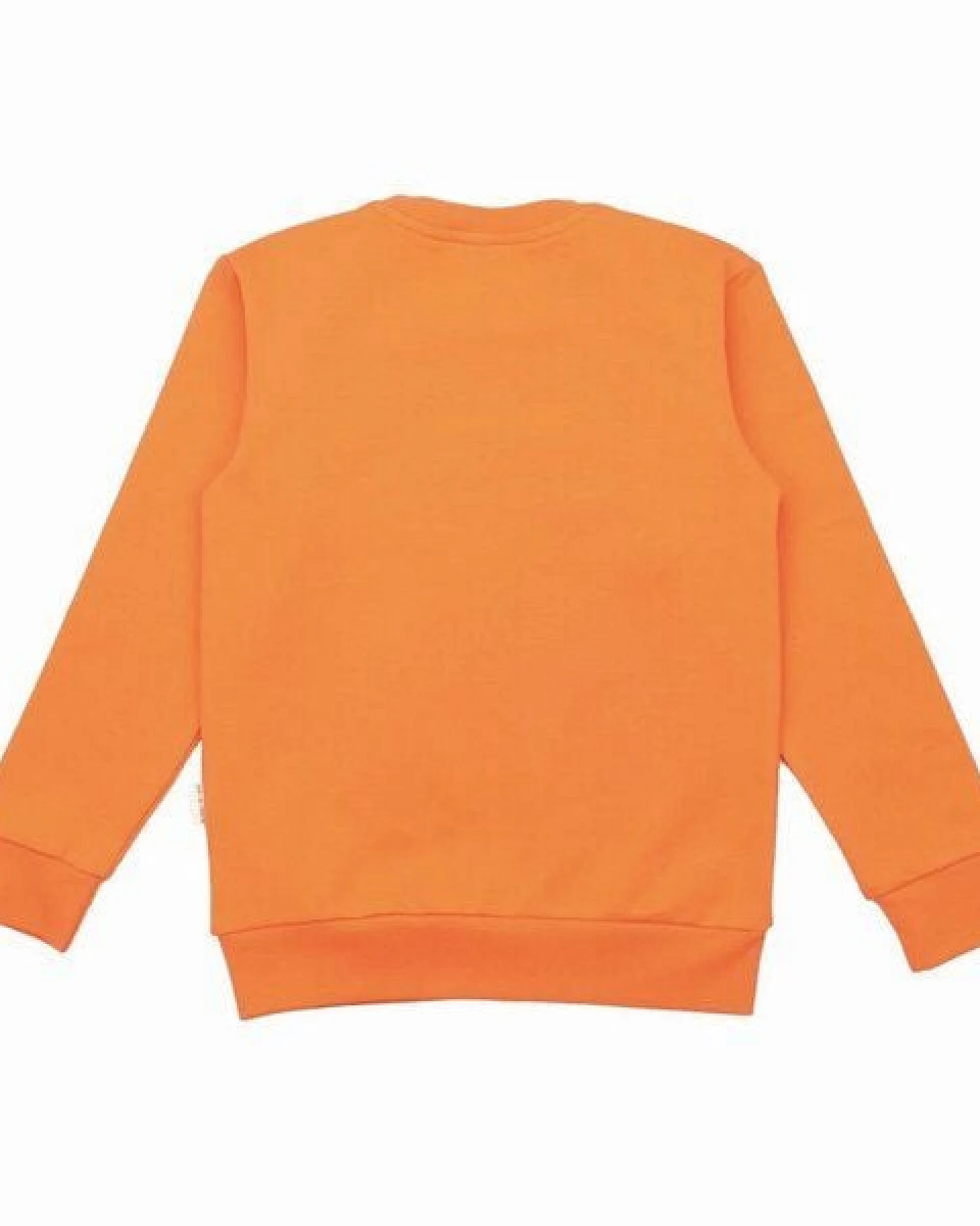 Kinder Sweatshirt GOTS-zertifiziert aus Bio-Baumwolle, orange mit Elefantenmotiv, langarm – Walkiddy, weich & hautfreundlich – Ansicht 4