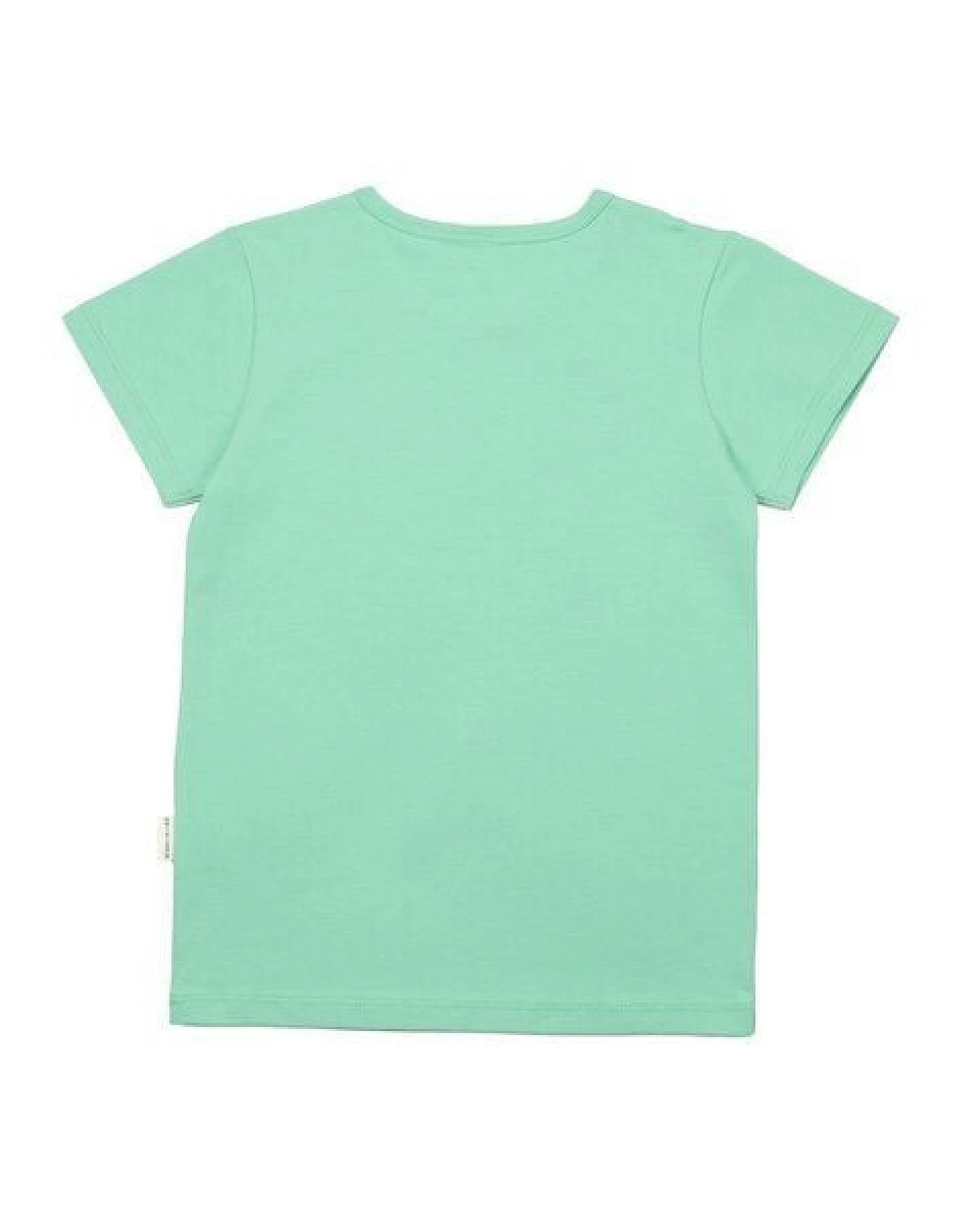 Kinder T-Shirt – Mintgrün mit Schwanmotiv, Kurzarm, weich & bequem – Ansicht 4
