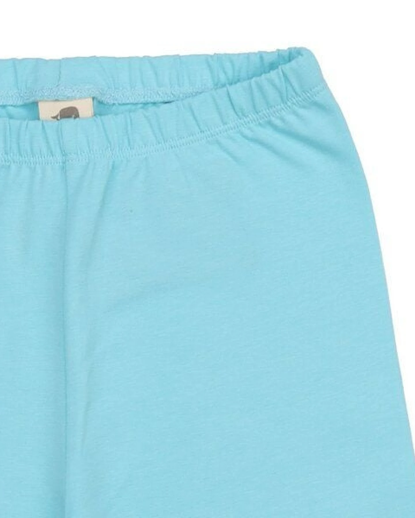 Kinder 3/4-Leggings – Hellblau, elastischer Bund, weich & bequem – Ansicht 3