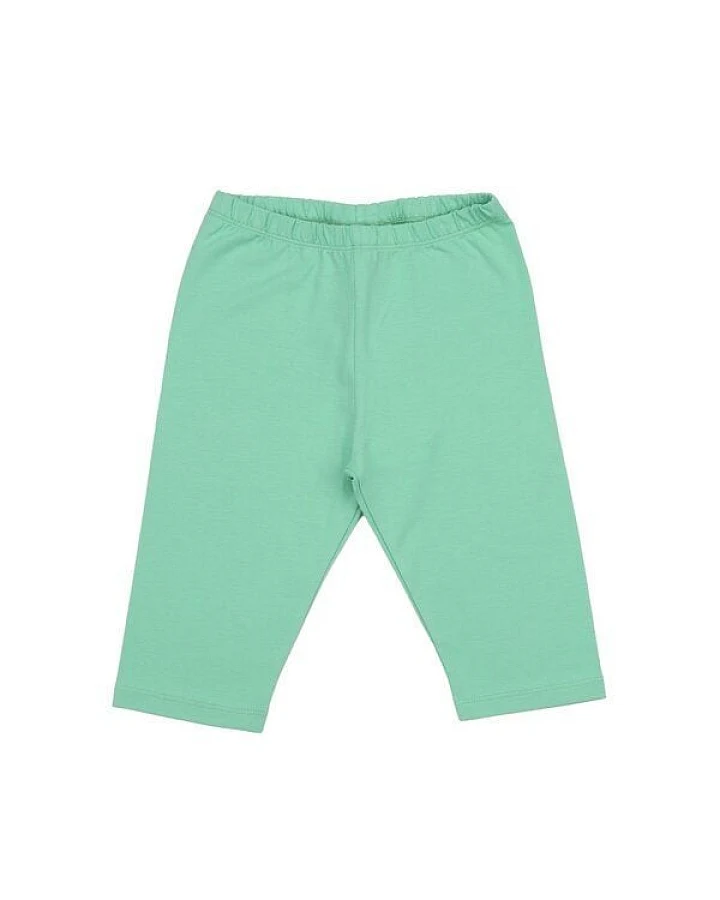 Kinder 3/4-Leggings – Hellgrün, elastischer Bund, weich & bequem, alltagstauglich, gut kombinierbar