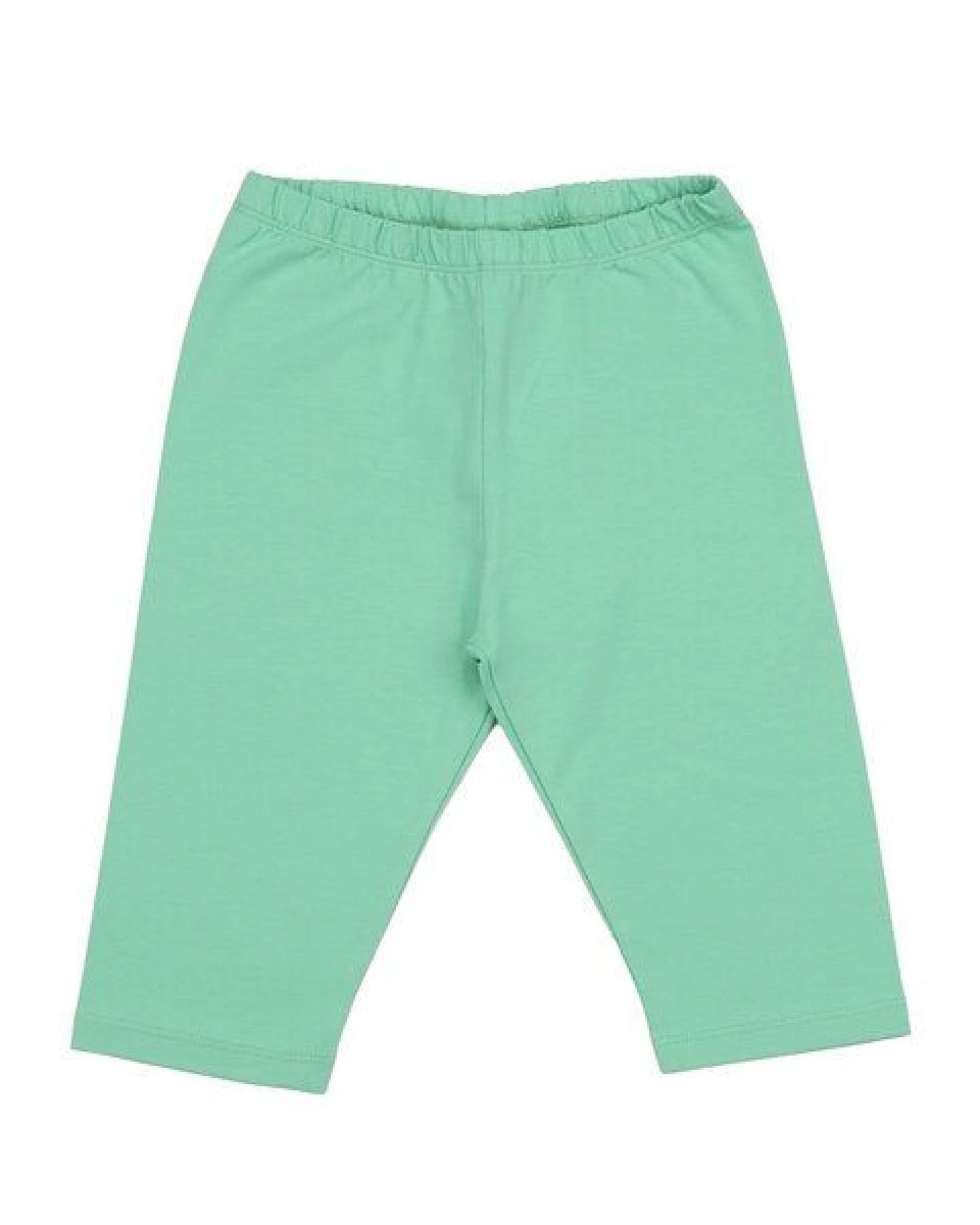 Kinder 3/4-Leggings – Hellgrün, elastischer Bund, weich & bequem, alltagstauglich, gut kombinierbar – Ansicht 2