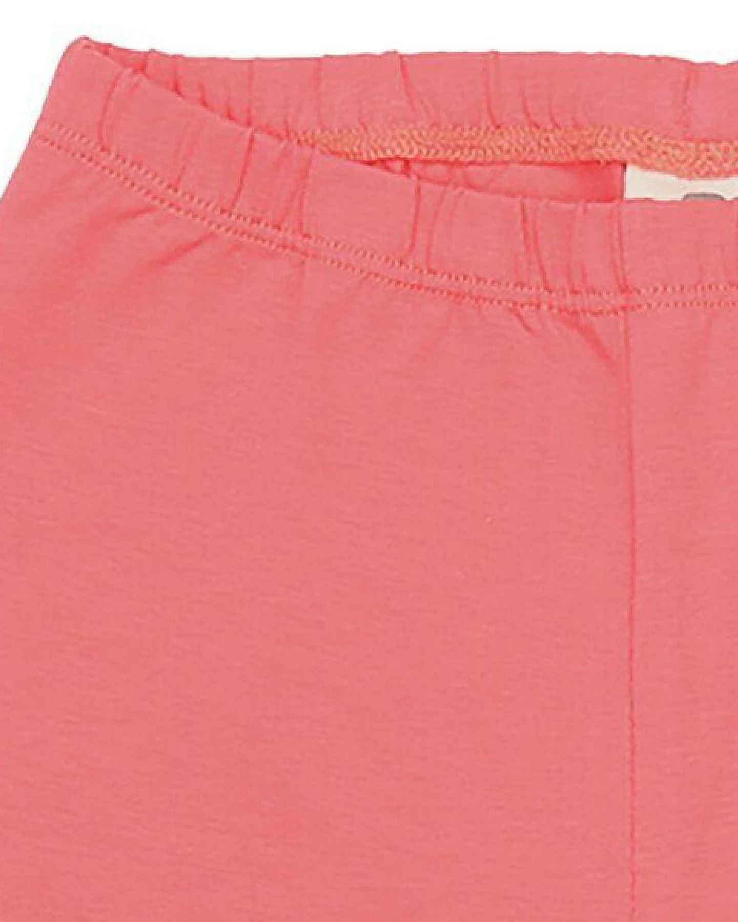 Kinder 3/4-Leggings GOTS-zertifiziert aus Bio-Baumwolle, Sun Kissed Pink, elastischer Bund, sommerlich & bequem – Walkiddy – Ansicht 3