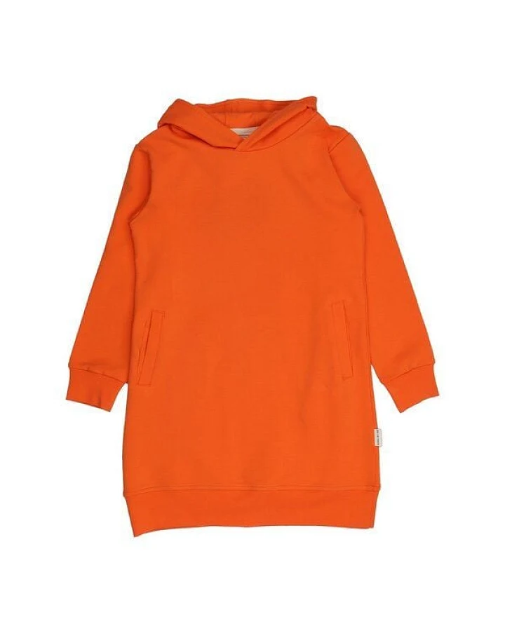 Kleinkinder Sweatkleid Orange „Cadmium Orange“ aus Bio-Baumwolle – Walkiddy