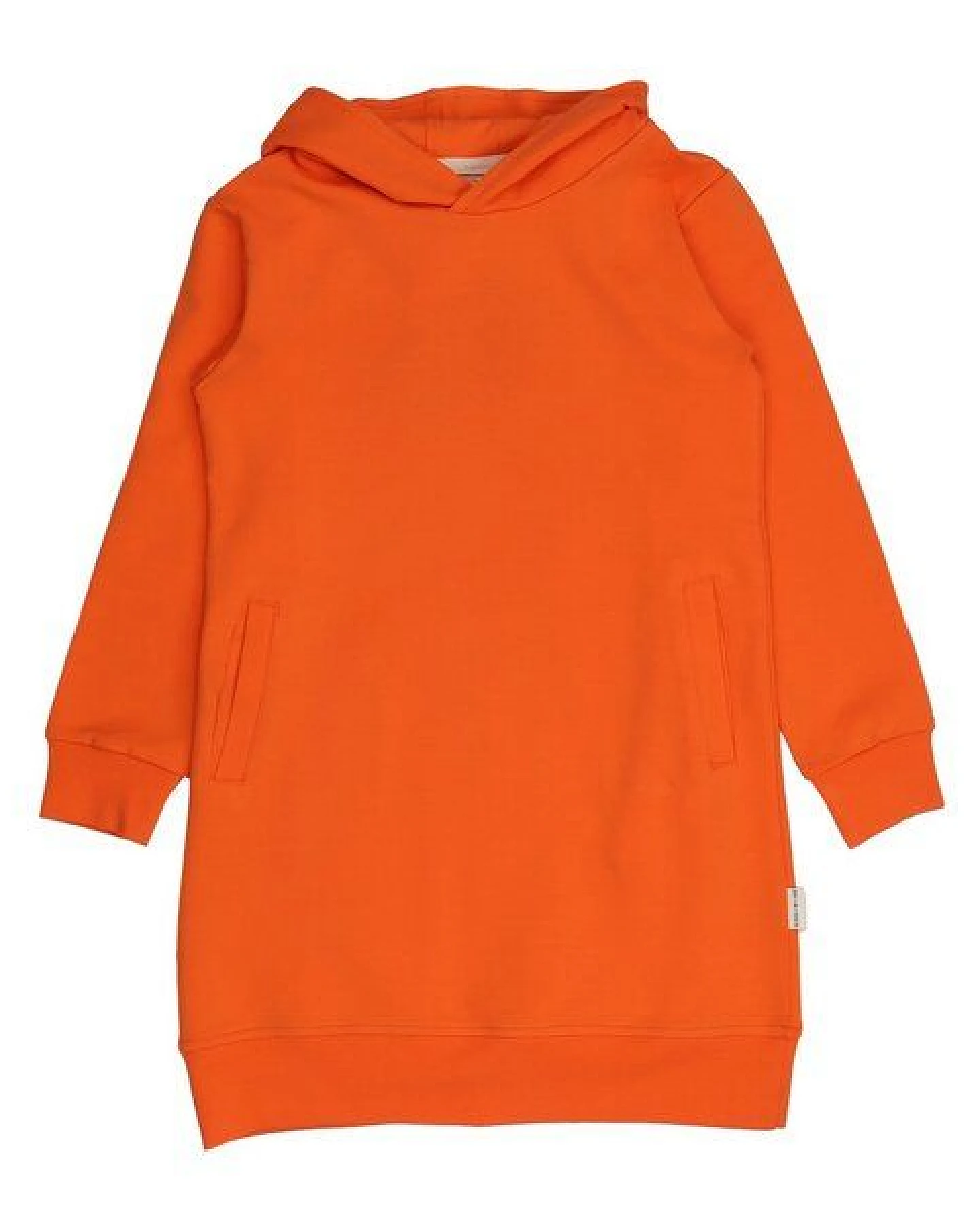 Kleinkinder Sweatkleid Orange „Cadmium Orange“ aus Bio-Baumwolle – Walkiddy – Ansicht 2
