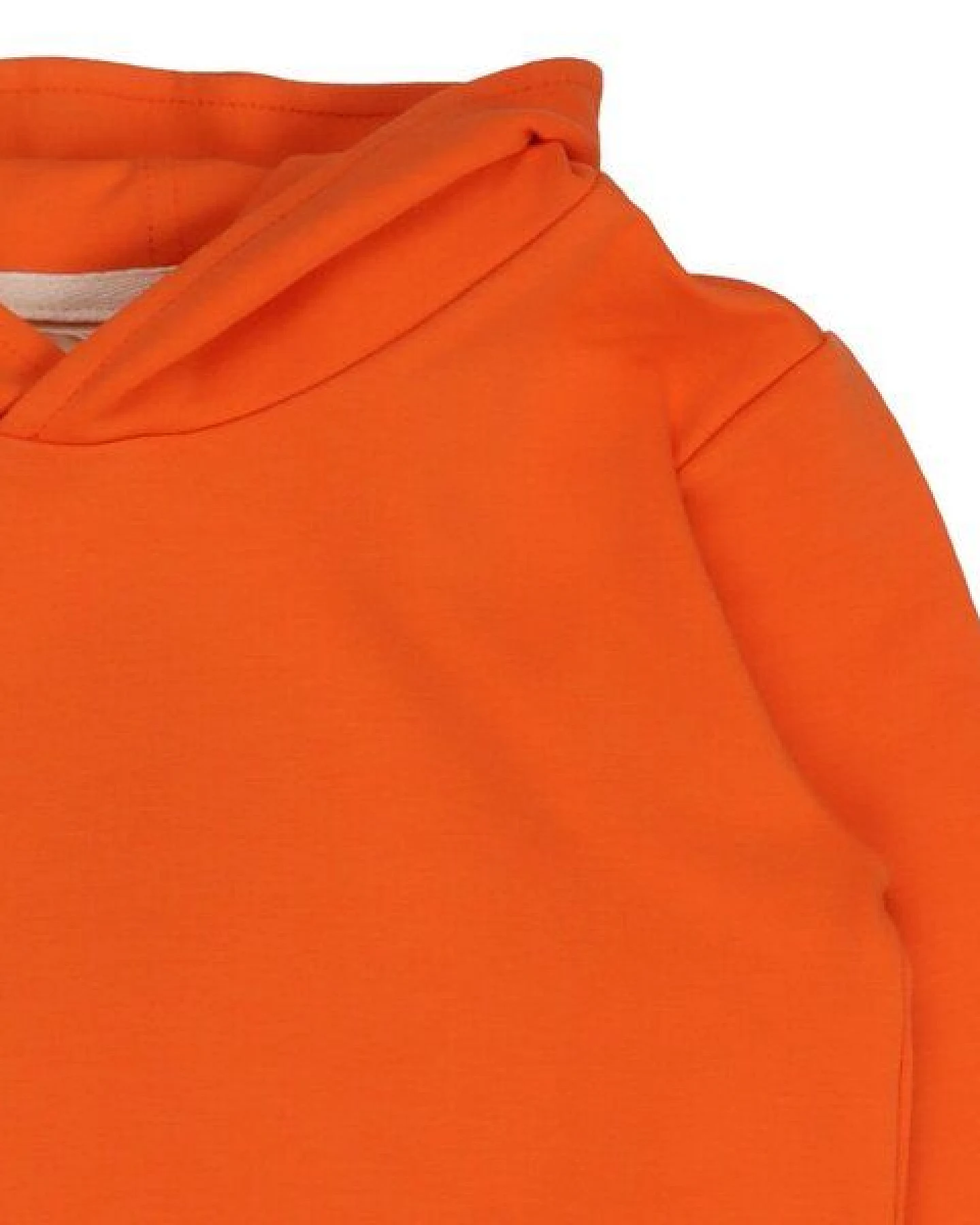 Kleinkinder Sweatkleid Orange „Cadmium Orange“ aus Bio-Baumwolle – Walkiddy – Ansicht 3