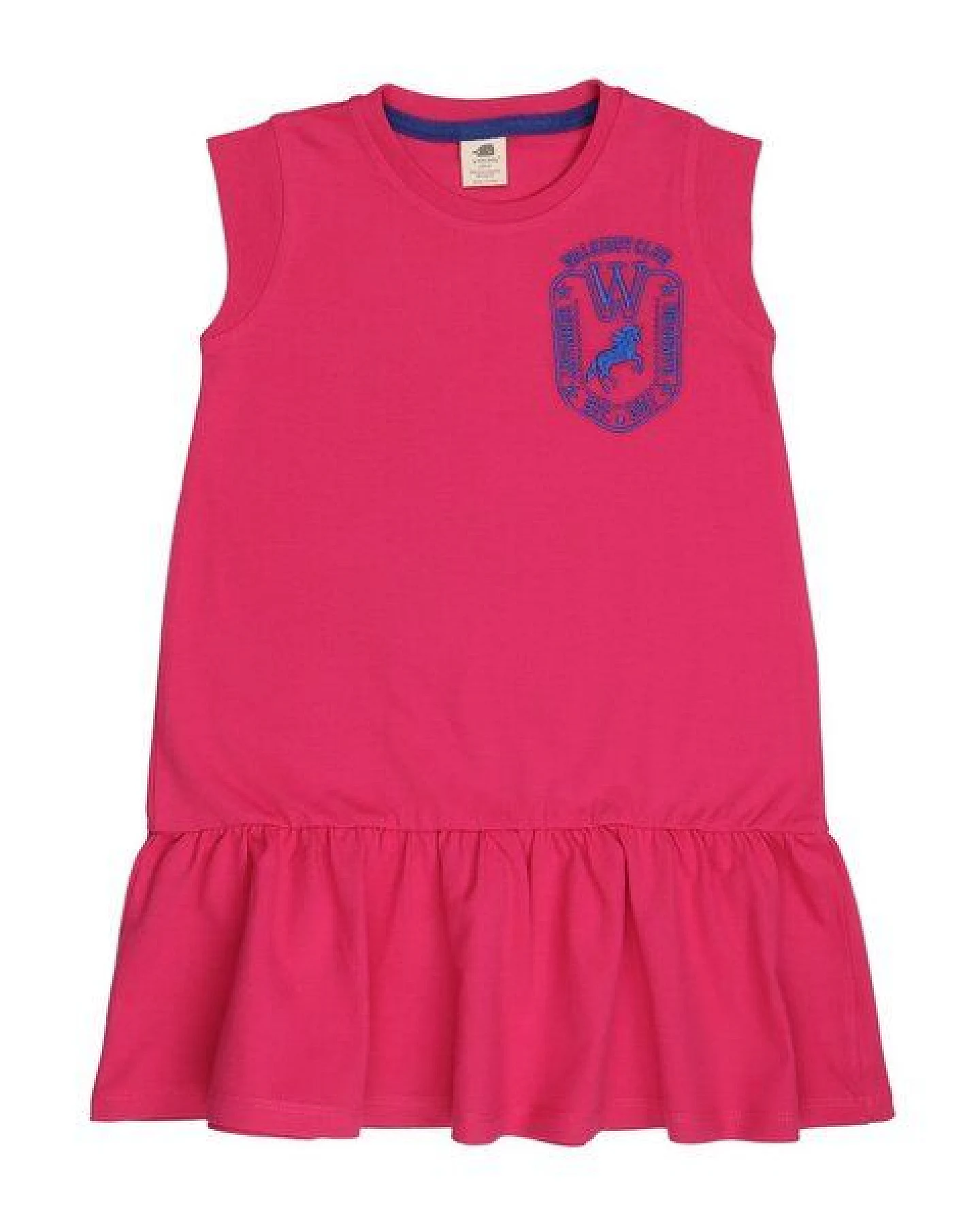 Kleinkinder Kleid GOTS-zertifiziert aus Bio-Baumwolle pink „Cabaret“ – Walkiddy – Ansicht 3