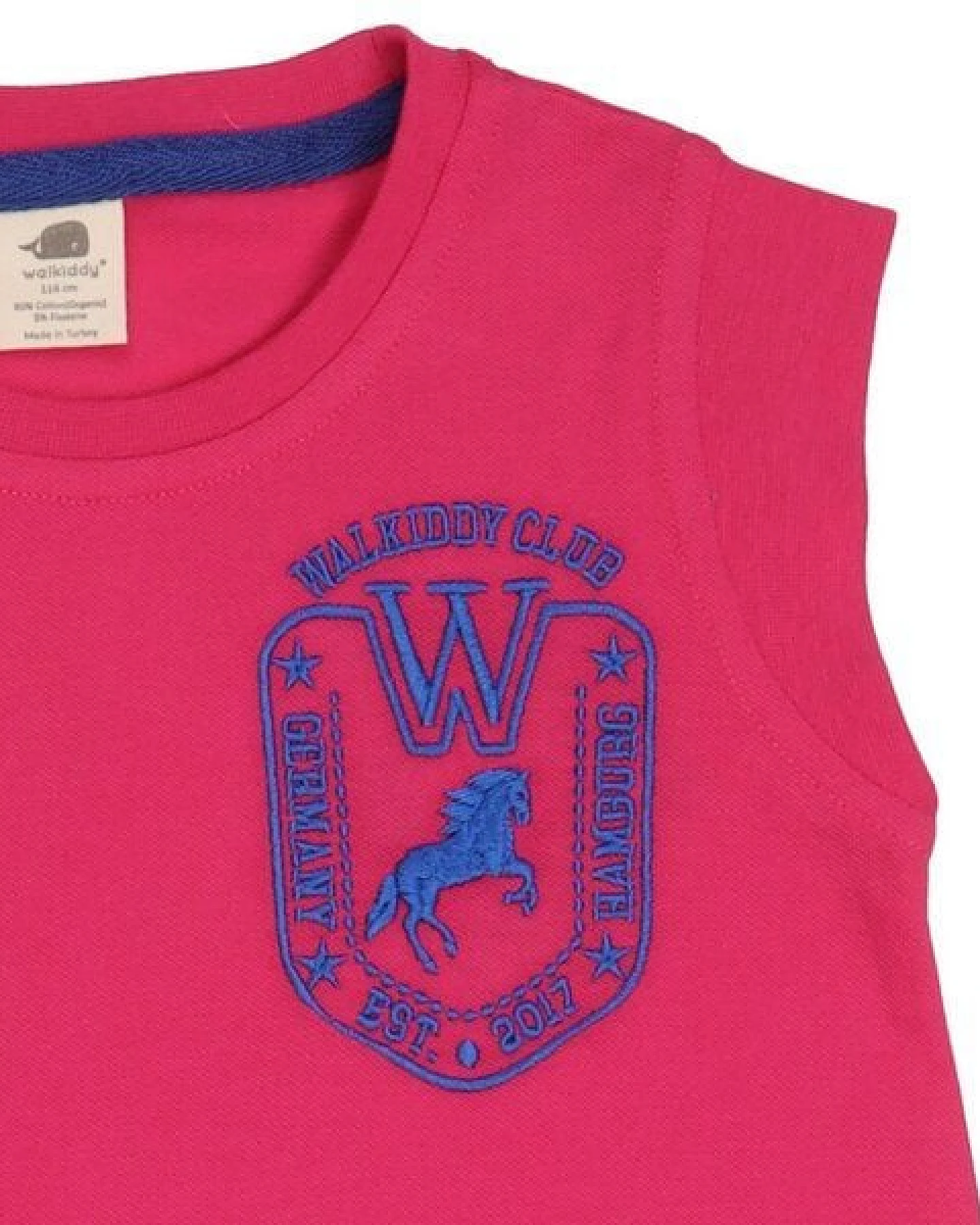 Kleinkinder Kleid GOTS-zertifiziert aus Bio-Baumwolle pink „Cabaret“ – Walkiddy – Ansicht 4