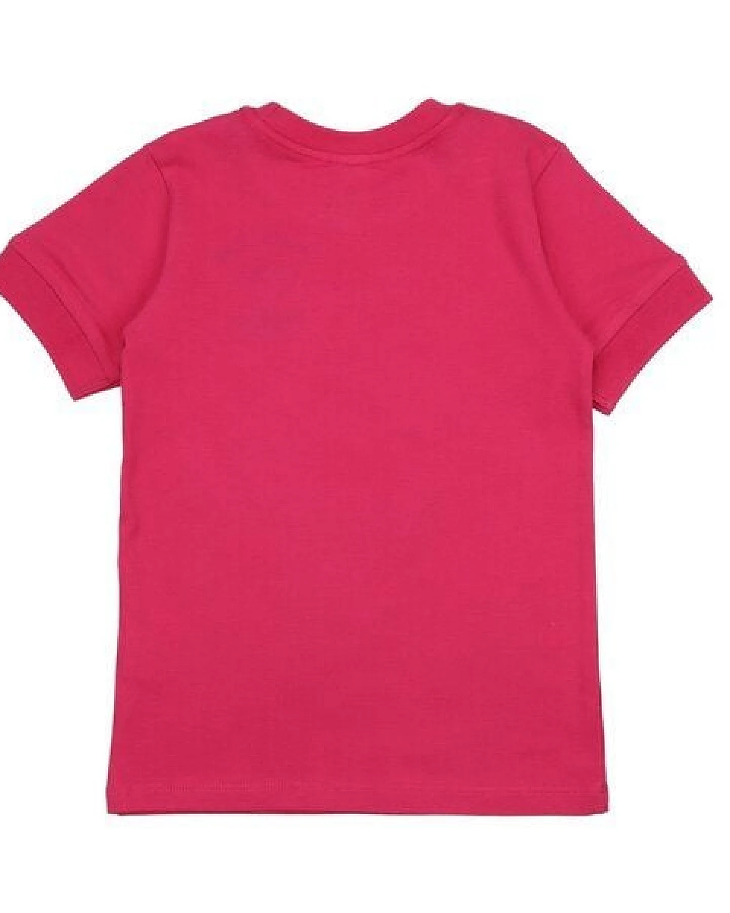 Kinder T-Shirt GOTS-zertifiziert aus Bio-Baumwolle, rot mit kleinem Brustprint, kurzarm – Walkiddy Cabaret, weich & alltagstauglich – Ansicht 4