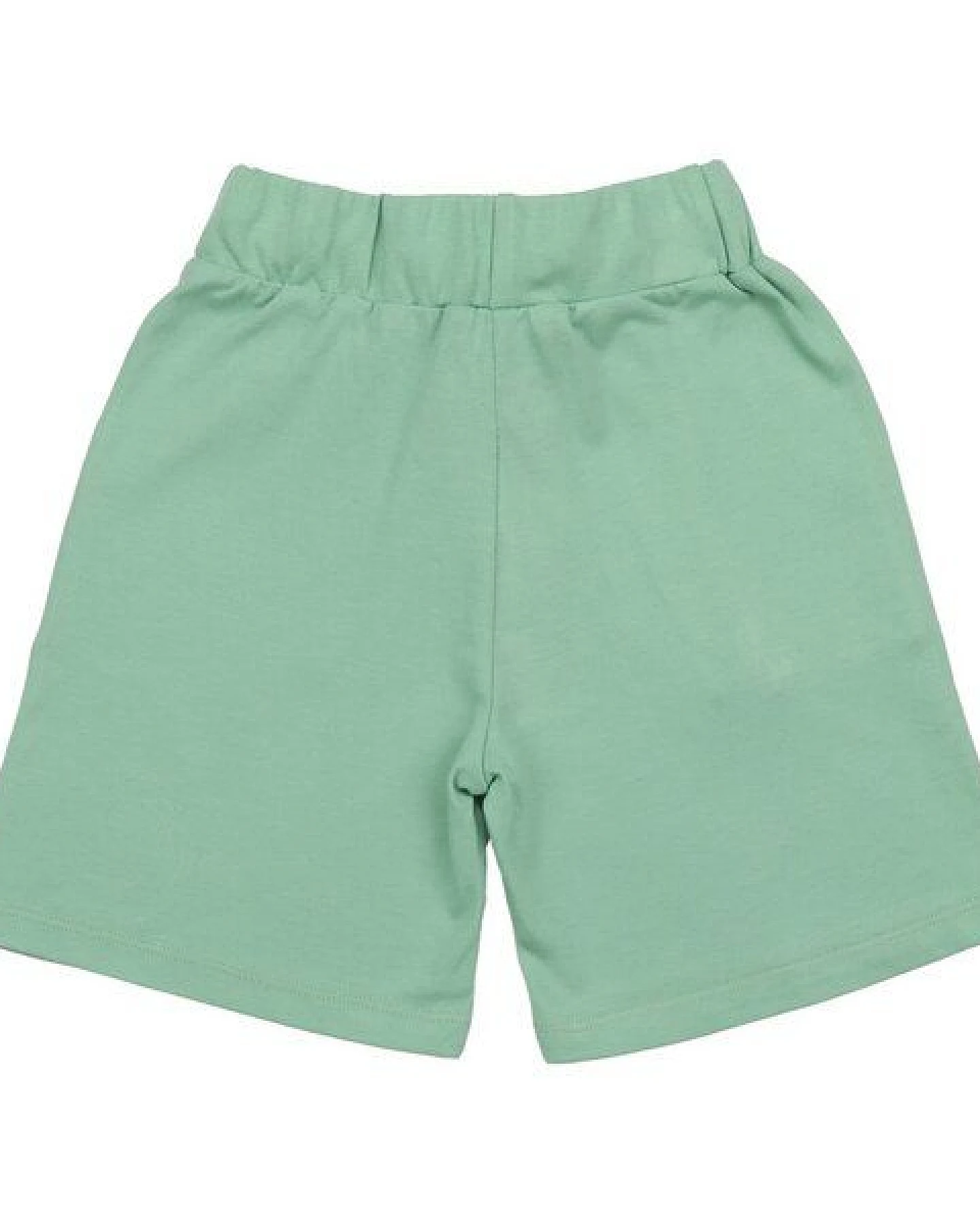Kinder Shorts GOTS zertifiziert Bio-Baumwolle, Grün, Walkiddy – Ansicht 4