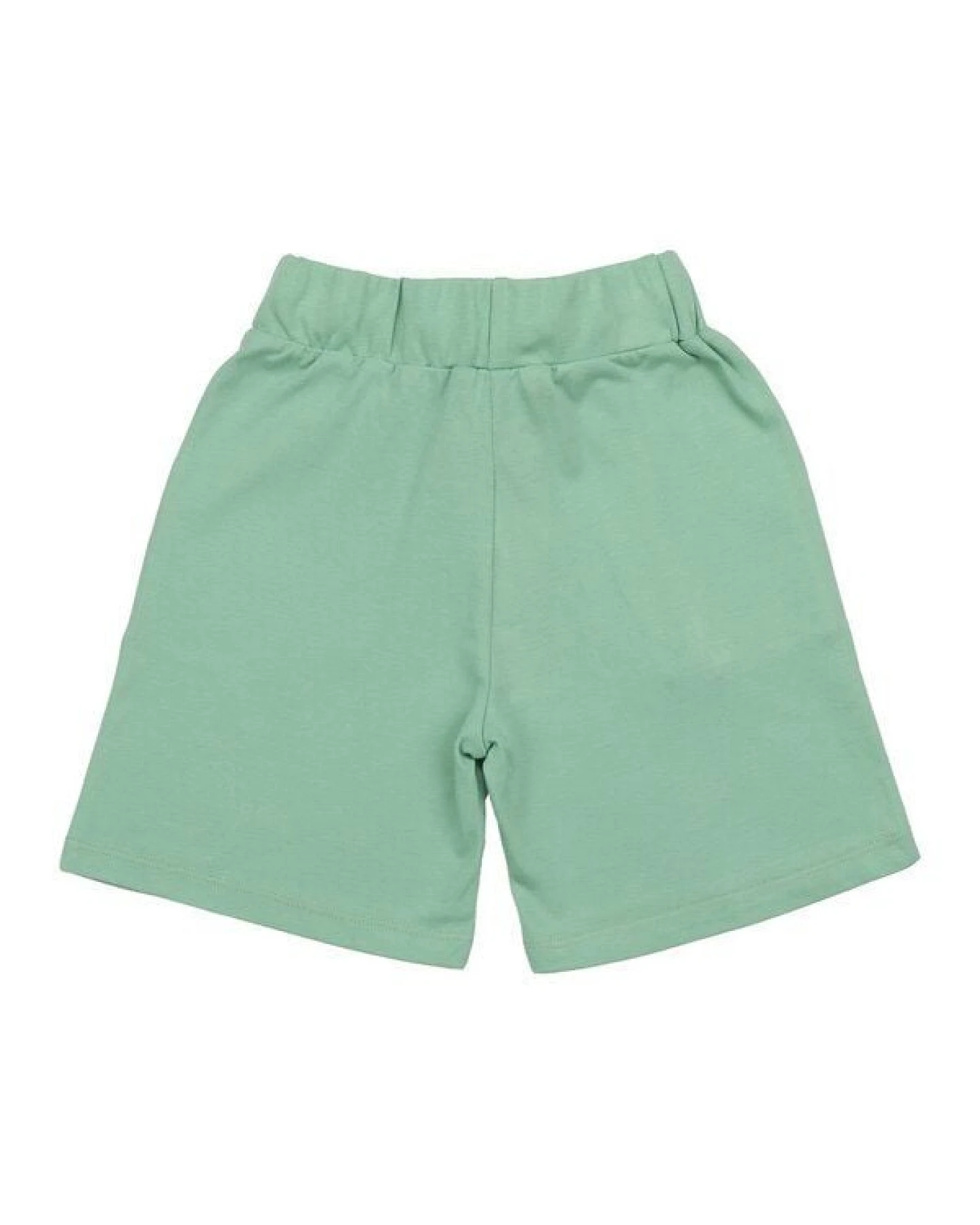 Kinder Shorts GOTS zertifiziert Bio-Baumwolle, Grün, Walkiddy – Ansicht 4