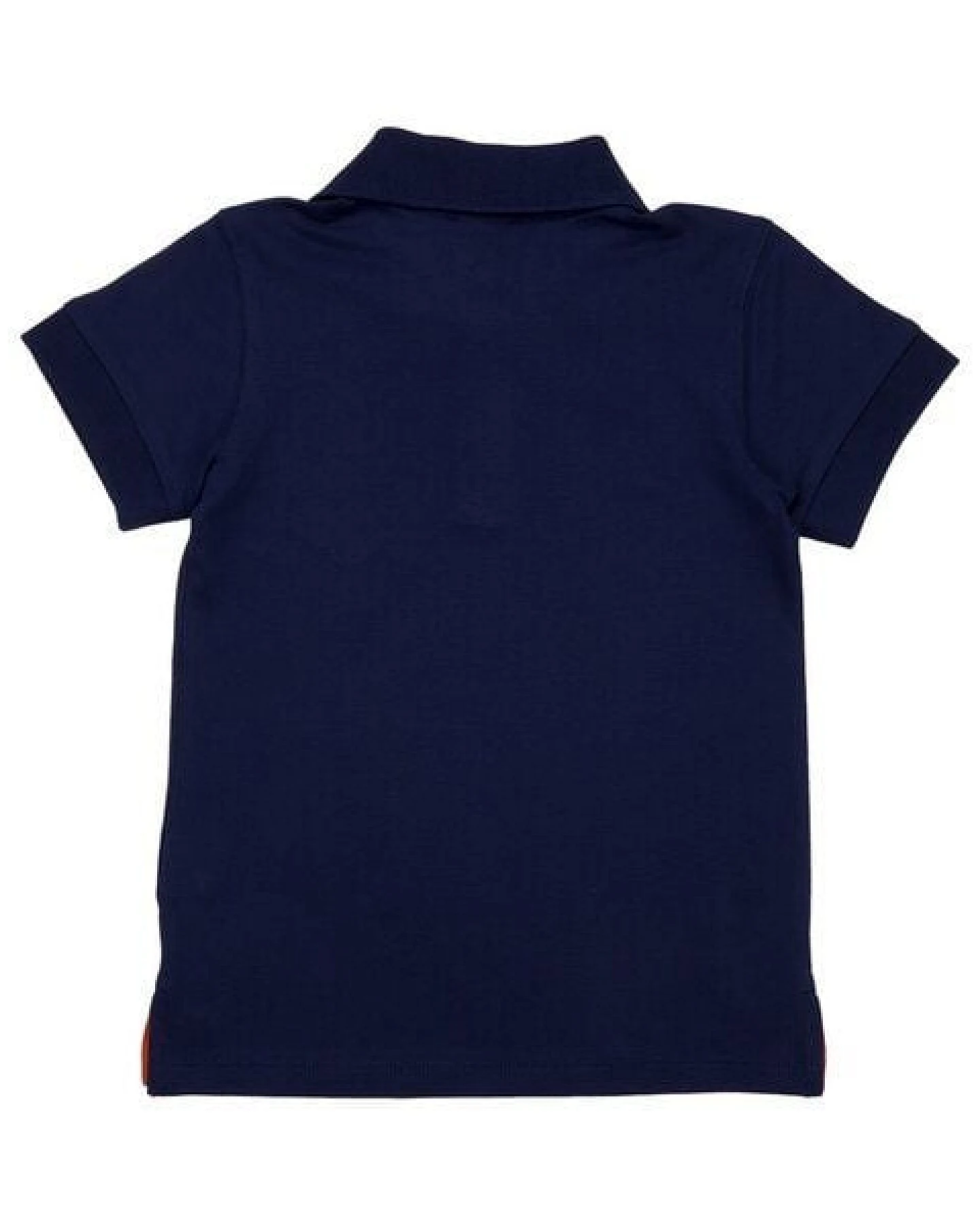 Kinder Poloshirt GOTS-zertifiziert aus Bio-Baumwolle, dunkelblau „Blue Depths“ mit Kragen & Knopfleiste – Walkiddy, weich & alltagstauglich – Ansicht 4