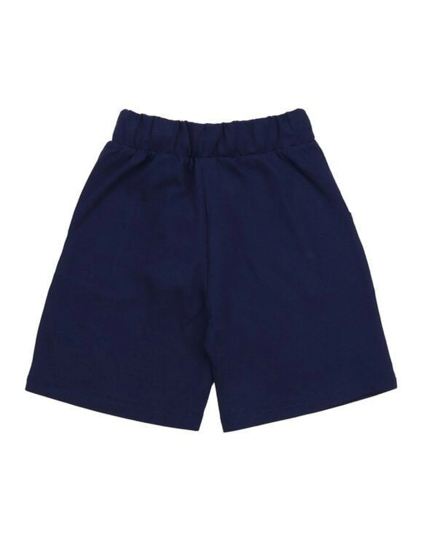 Kinder Shorts GOTS-zertifiziert aus Bio-Baumwolle dunkelblau „Blue Depths“ – Walkiddy – Ansicht 4