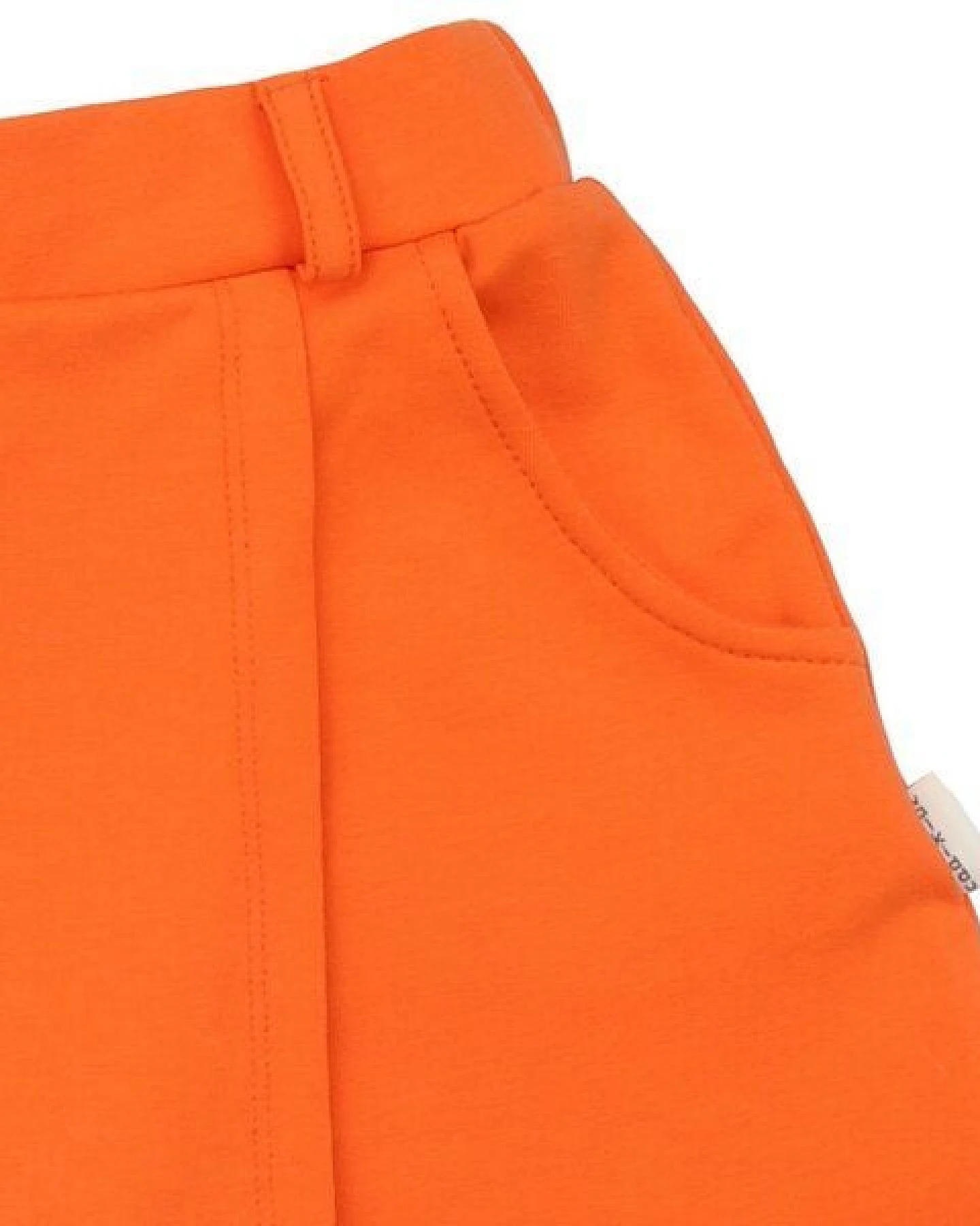 Kleinkinder Rock GOTS-zertifiziert aus Bio-Baumwolle orange – Walkiddy – Ansicht 4