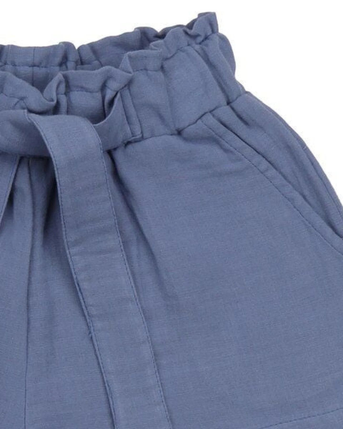 Kinder Shorts Bio-Baumwolle „English Manor“ blaugrau, weicher Jersey, elastische Sommerhose von Walkiddy für Kleinkinder, hautfreundlich & nachhaltig gefertigt – Ansicht 4