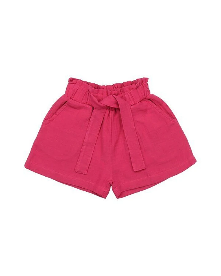 Kinder Skort Bio-Baumwolle „Carmine“ rot, Shortsrock mit weichem Jersey, bequeme Sommerhose von Walkiddy für Kleinkinder, hautfreundlich & nachhaltig gefertigt