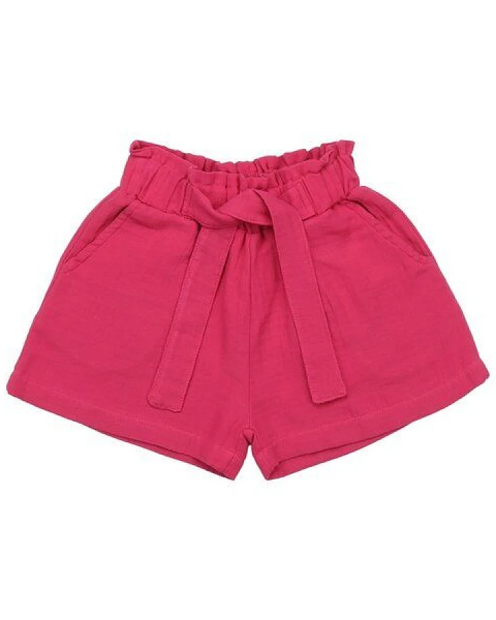 Kinder Skort Bio-Baumwolle „Carmine“ rot, Shortsrock mit weichem Jersey, bequeme Sommerhose von Walkiddy für Kleinkinder, hautfreundlich & nachhaltig gefertigt