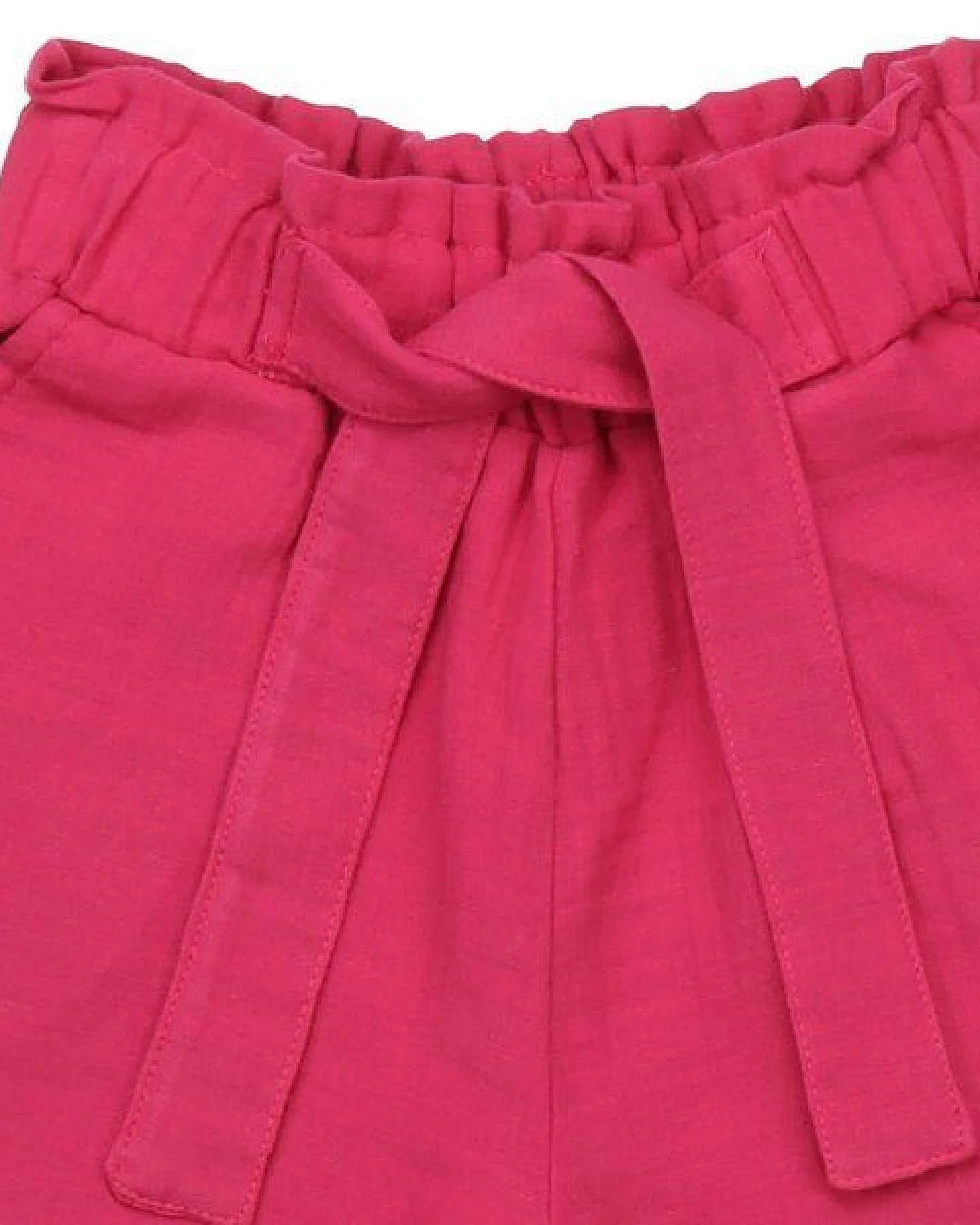 Kinder Skort Bio-Baumwolle „Carmine“ rot, Shortsrock mit weichem Jersey, bequeme Sommerhose von Walkiddy für Kleinkinder, hautfreundlich & nachhaltig gefertigt – Ansicht 3