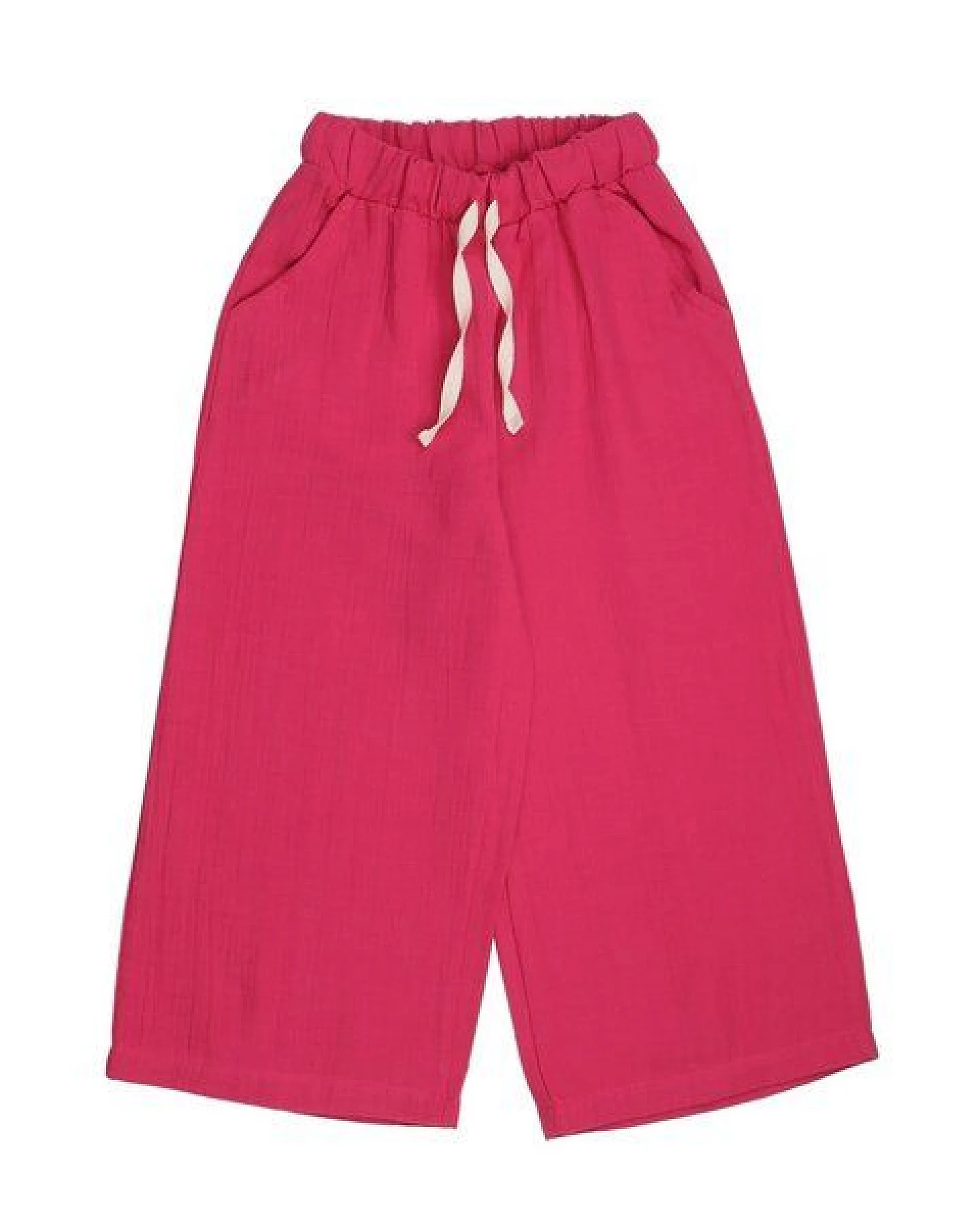 Kinderhose aus Bio-Baumwolle „Carmine“ pink, weiche Sweatpants von Walkiddy für Alltag & Spielplatz – nachhaltige, hautfreundliche & langlebige Qualität von Walkiddy – Ansicht 3