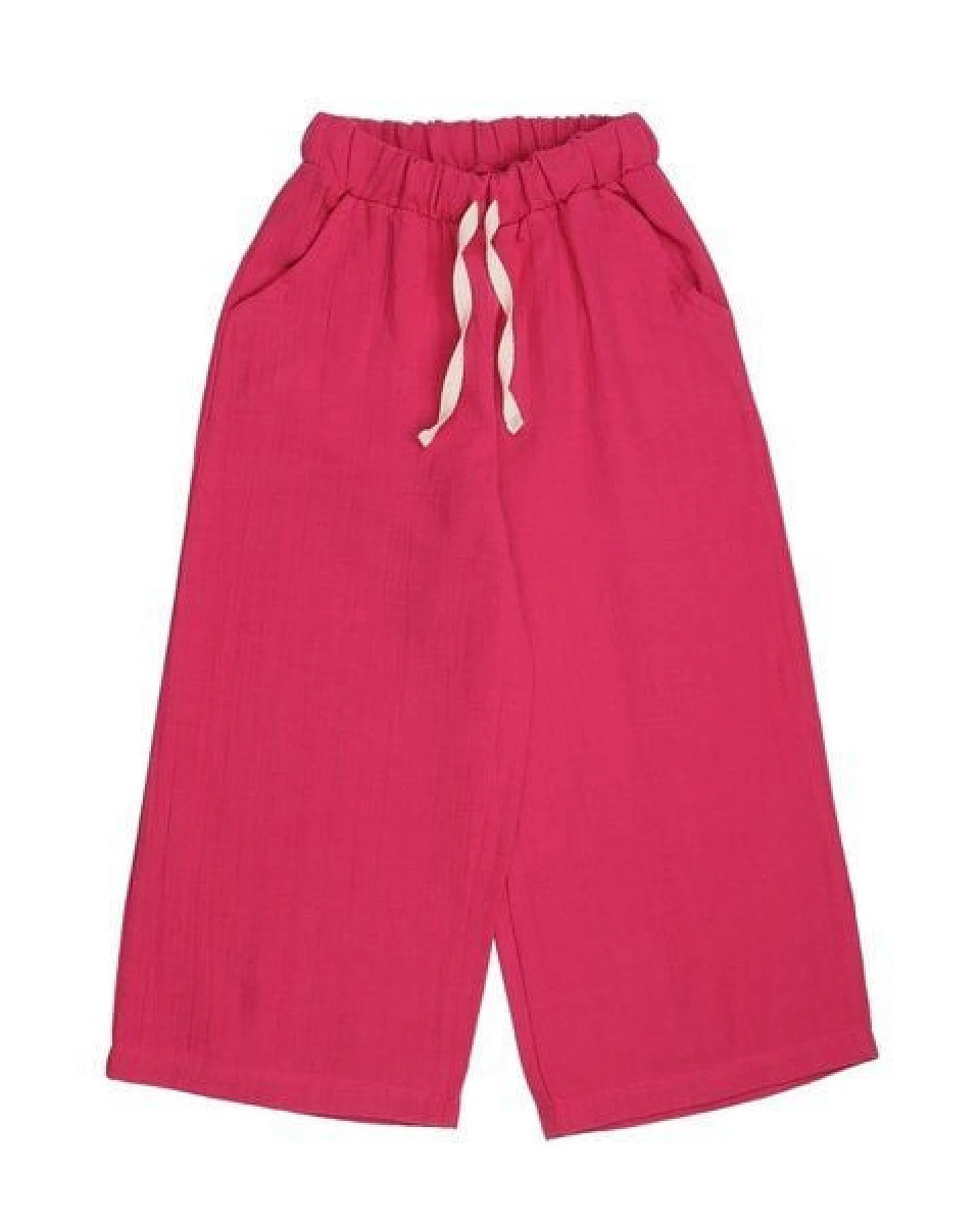 Kinderhose aus Bio-Baumwolle „Carmine“ pink, weiche Sweatpants von Walkiddy für Alltag & Spielplatz – nachhaltige, hautfreundliche & langlebige Qualität von Walkiddy – Ansicht 3