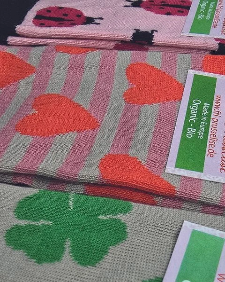 Fräulein Prusselise 3er spezial Socken Pack Mama ist die Beste, Glück, Käfer, Herzen, bunt