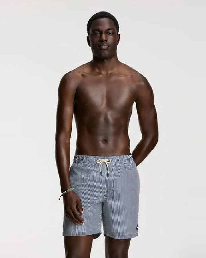 Shiwi Herren Badeshort / Badehose Fine Stripes