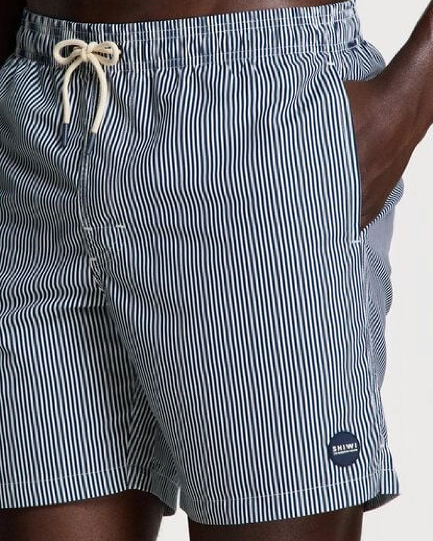Shiwi Herren Badeshort / Badehose Fine Stripes – Ansicht 4