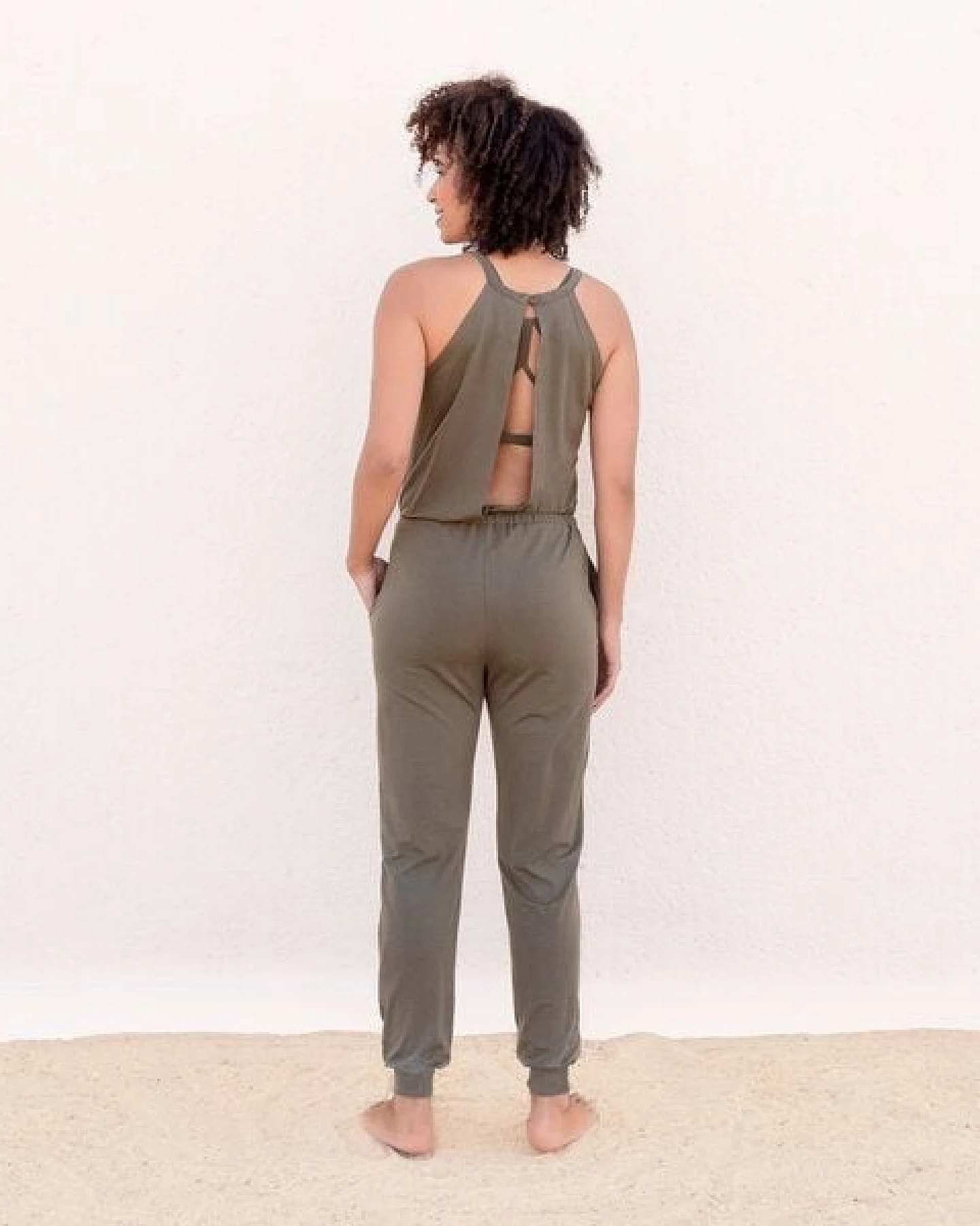 Jaya PARIS - Jumpsuit aus TENCEL/Biobaumwollmix – Ansicht 2
