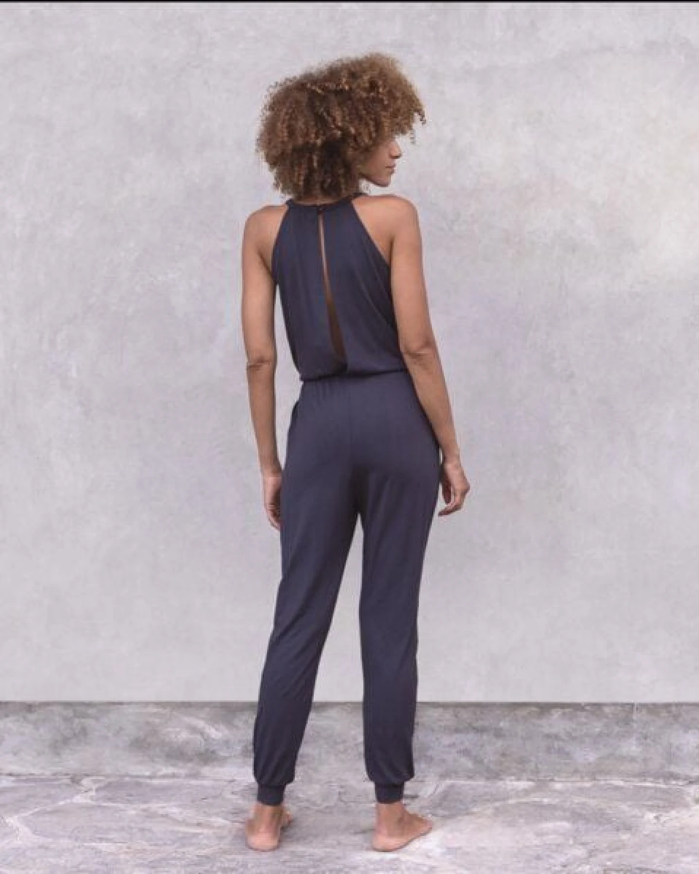 Jaya PARIS - Jumpsuit aus TENCEL/Biobaumwollmix – Ansicht 2