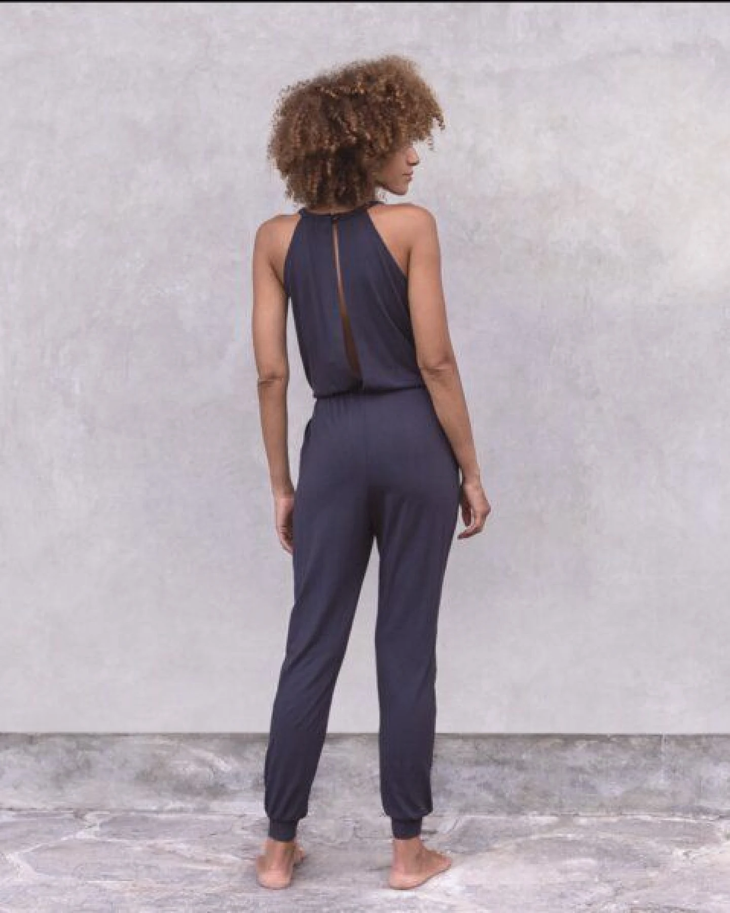 Jaya PARIS - Jumpsuit aus TENCEL/Biobaumwollmix – Ansicht 2