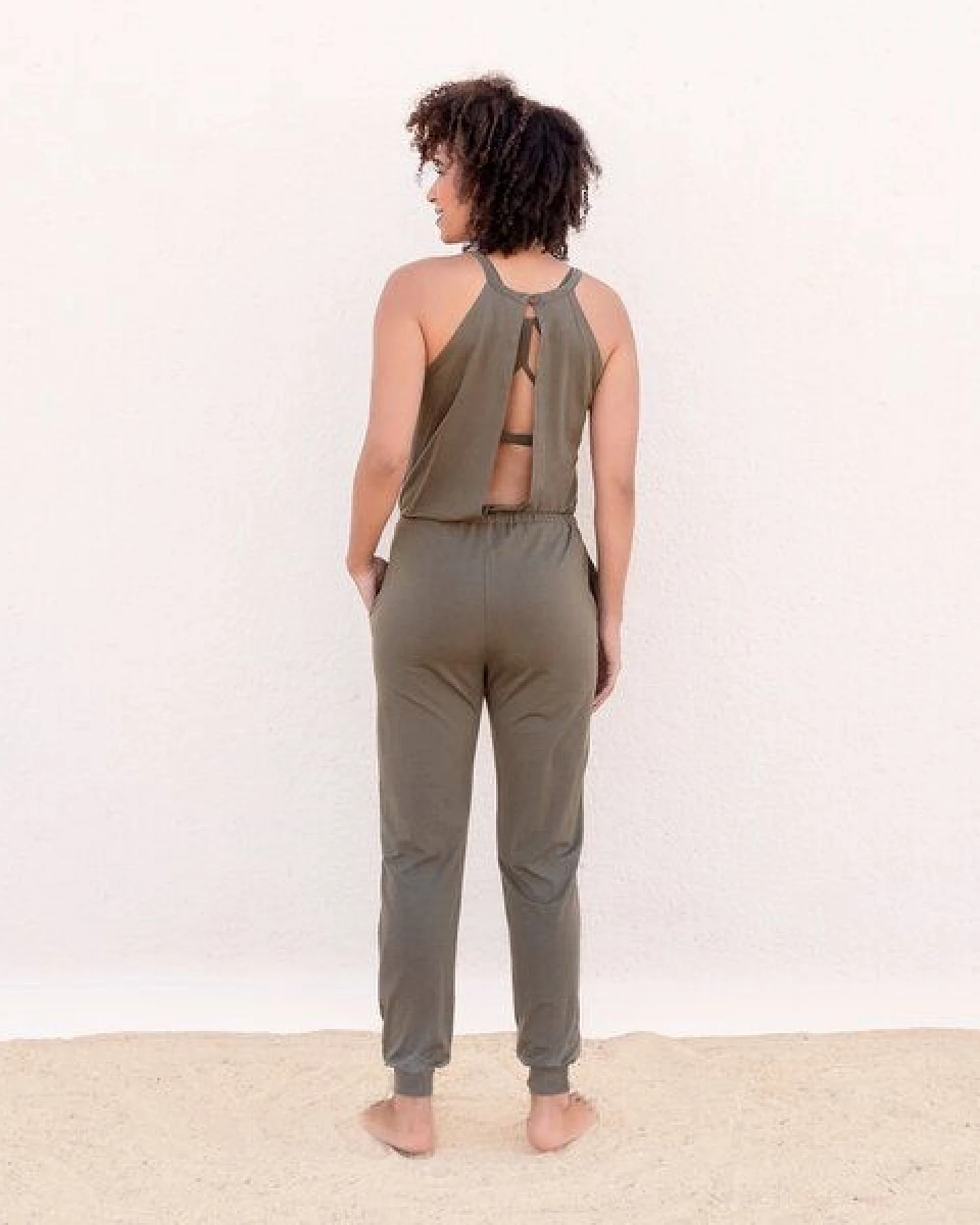 Jaya PARIS - Jumpsuit aus TENCEL/Biobaumwollmix – Ansicht 2