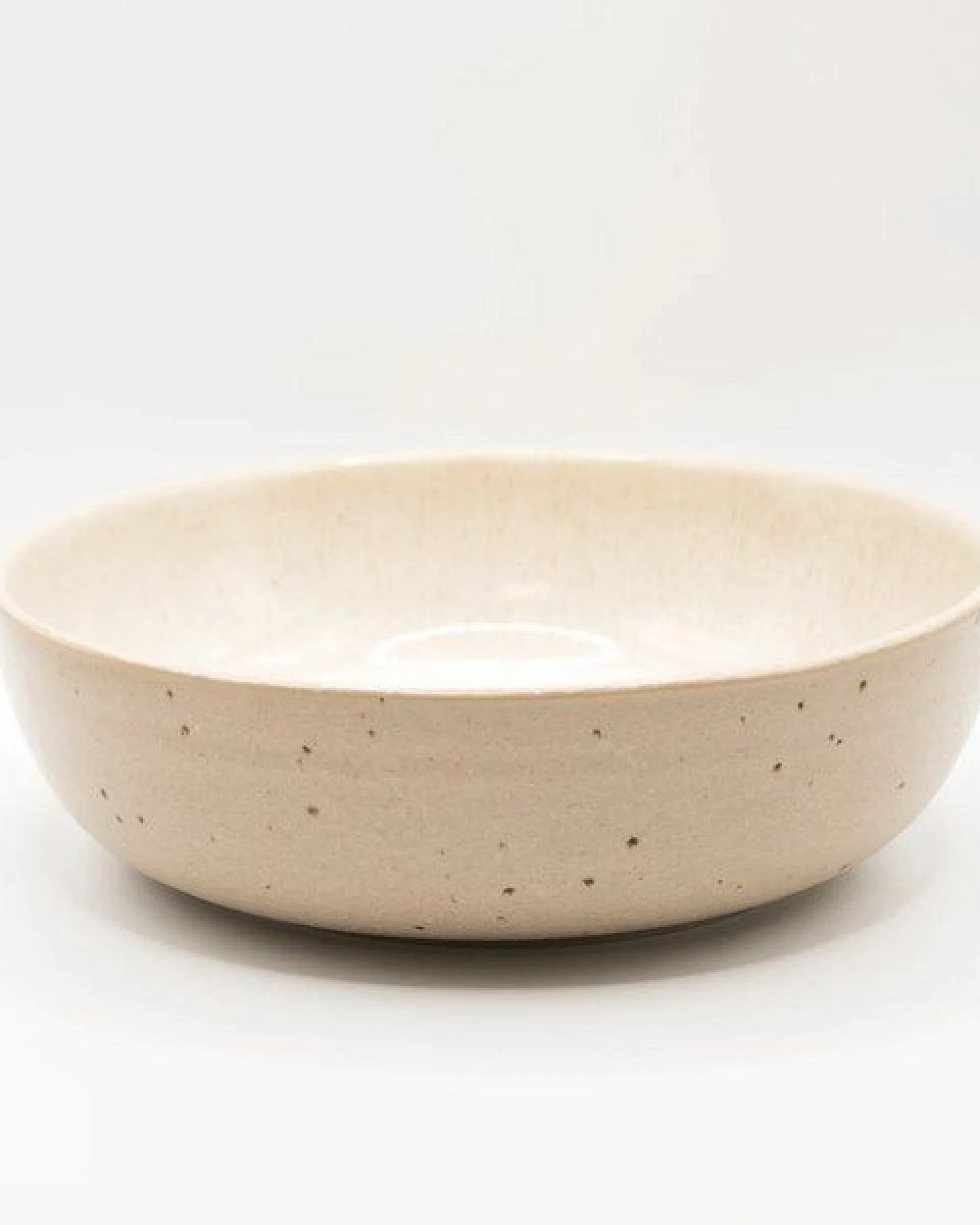 EDDA stoneware Handgemachte Steingut Schale Eelina - Beige (ø 18 x 4,5 cm) – Ansicht 3