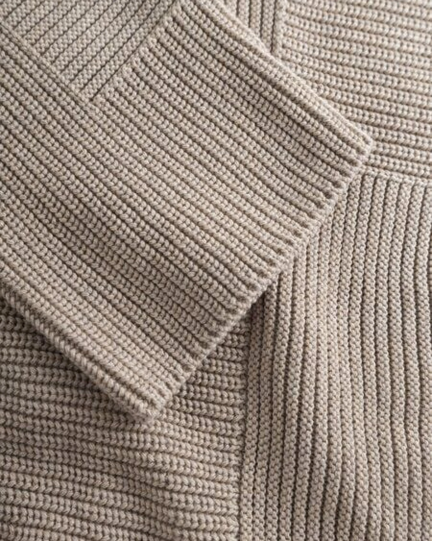 KnowledgeCotton Apparel Pullover Cotton Loose Fit Crew Neck Knit – Ansicht 4