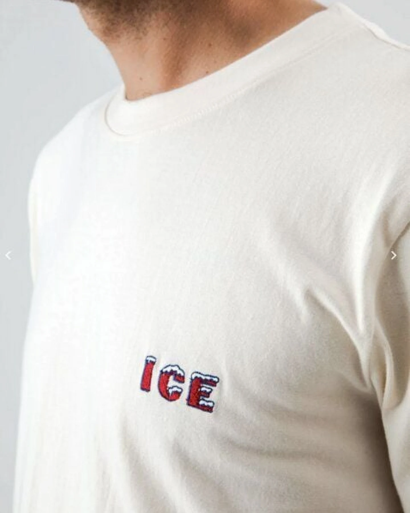 Brava Fabrics Ice Brava T-shirt Ecru – Ansicht 4