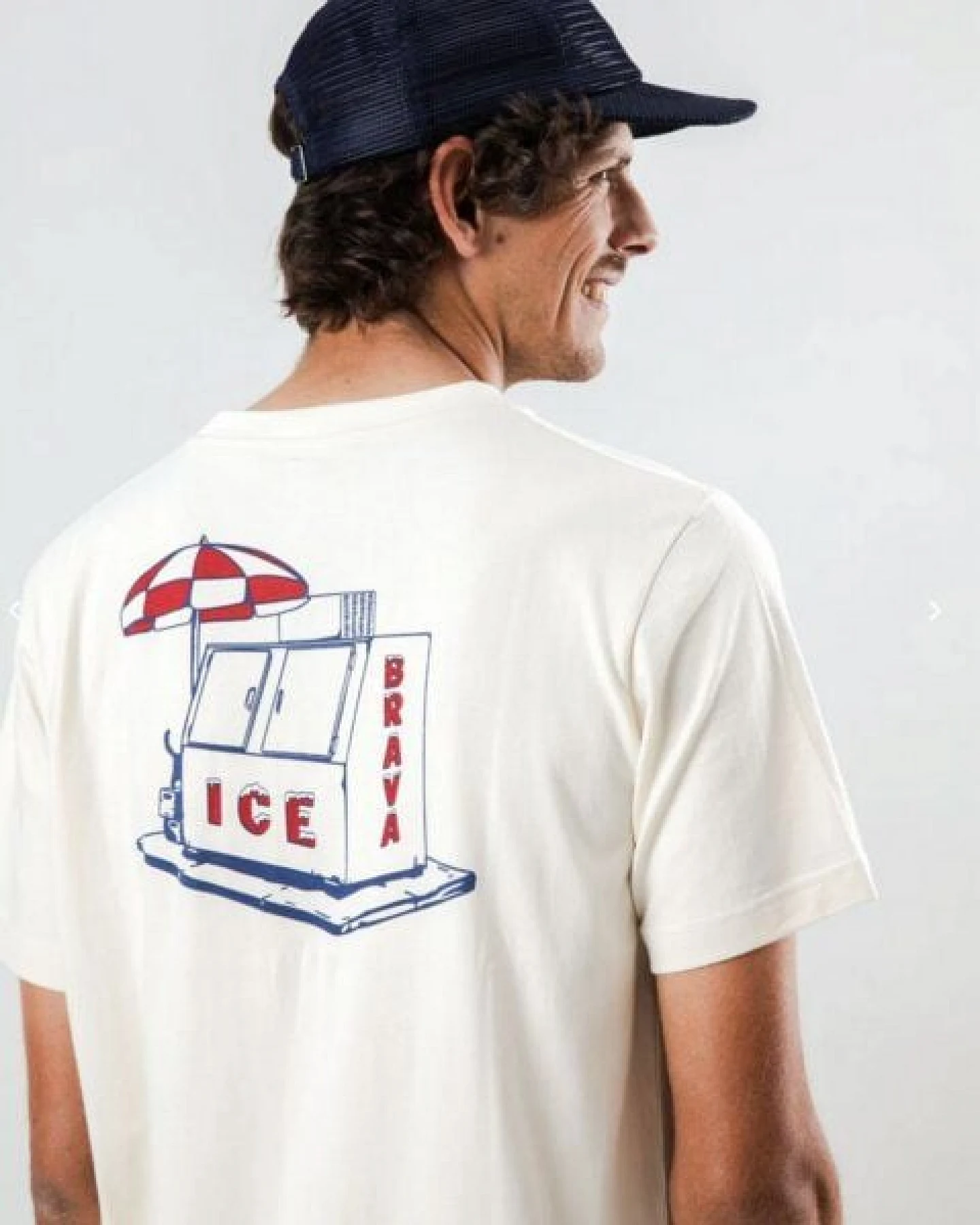 Brava Fabrics Ice Brava T-shirt Ecru – Ansicht 2