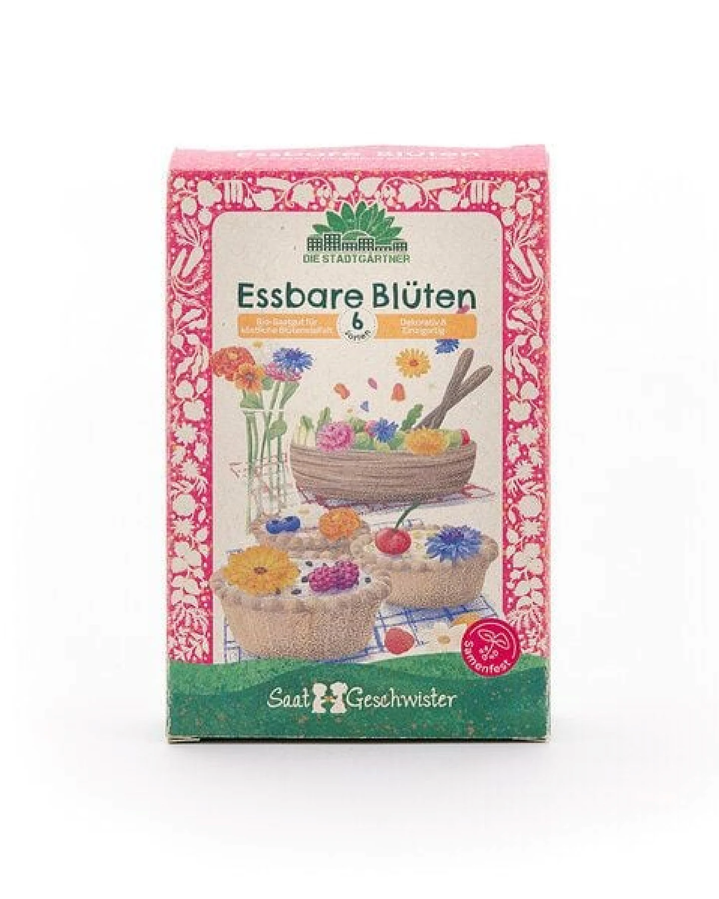 Die Stadtgärtner BIO-Saatgut-Set "Essbare Blüten" I Tolle Deko für deine Gerichte – Ansicht 2