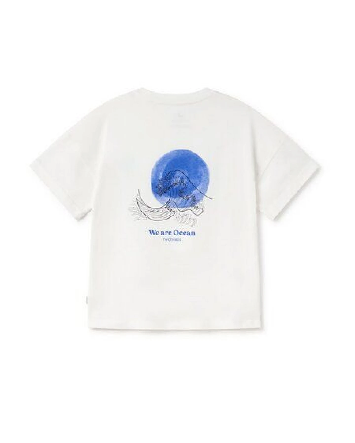 TWOTHIRDS Uwins T-Shirt Surf- und Wave Off White – Ansicht 2
