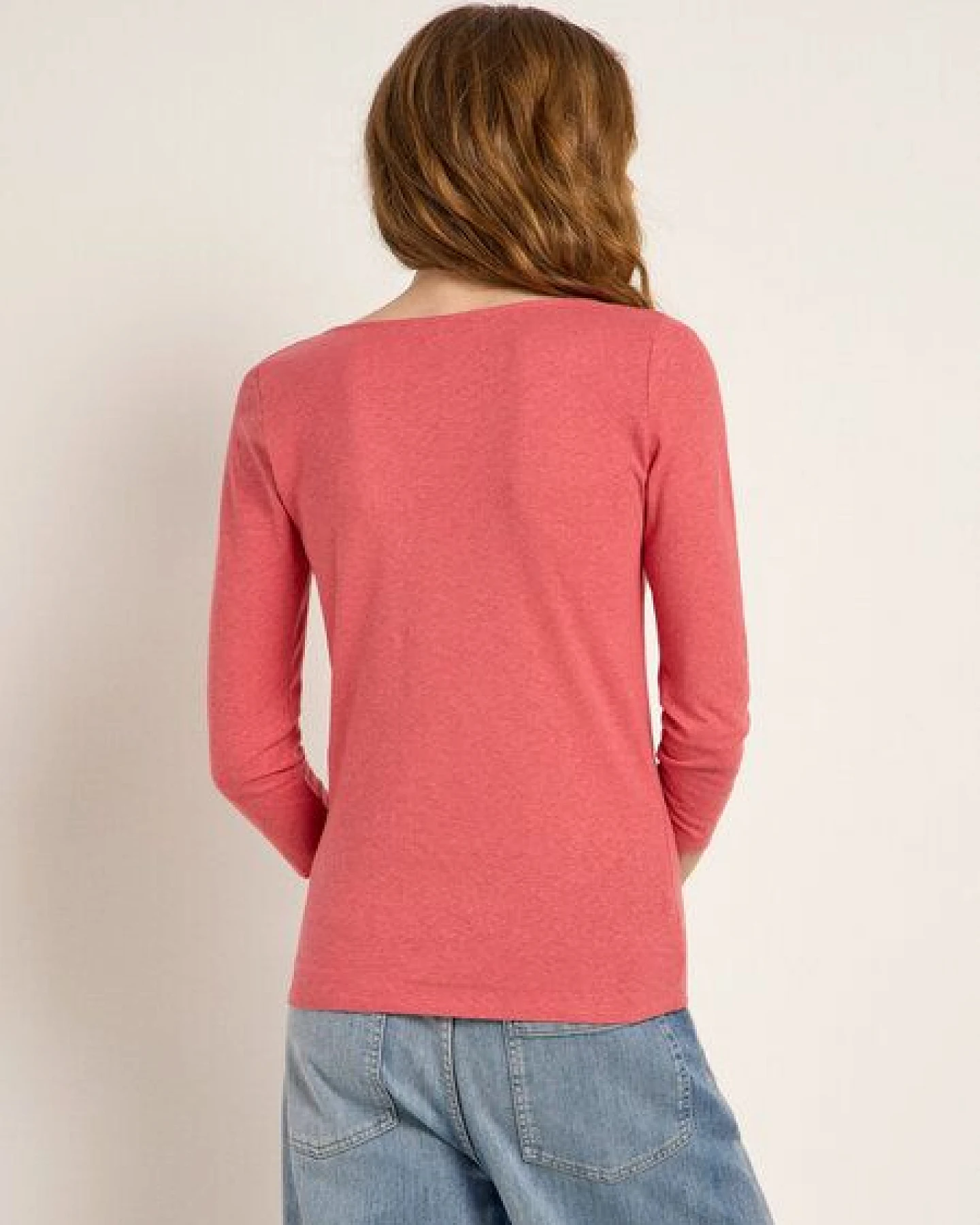 LANIUS Wasserfallshirt (OCS) aus Hanf und Bio-Baumwolle – Ansicht 3