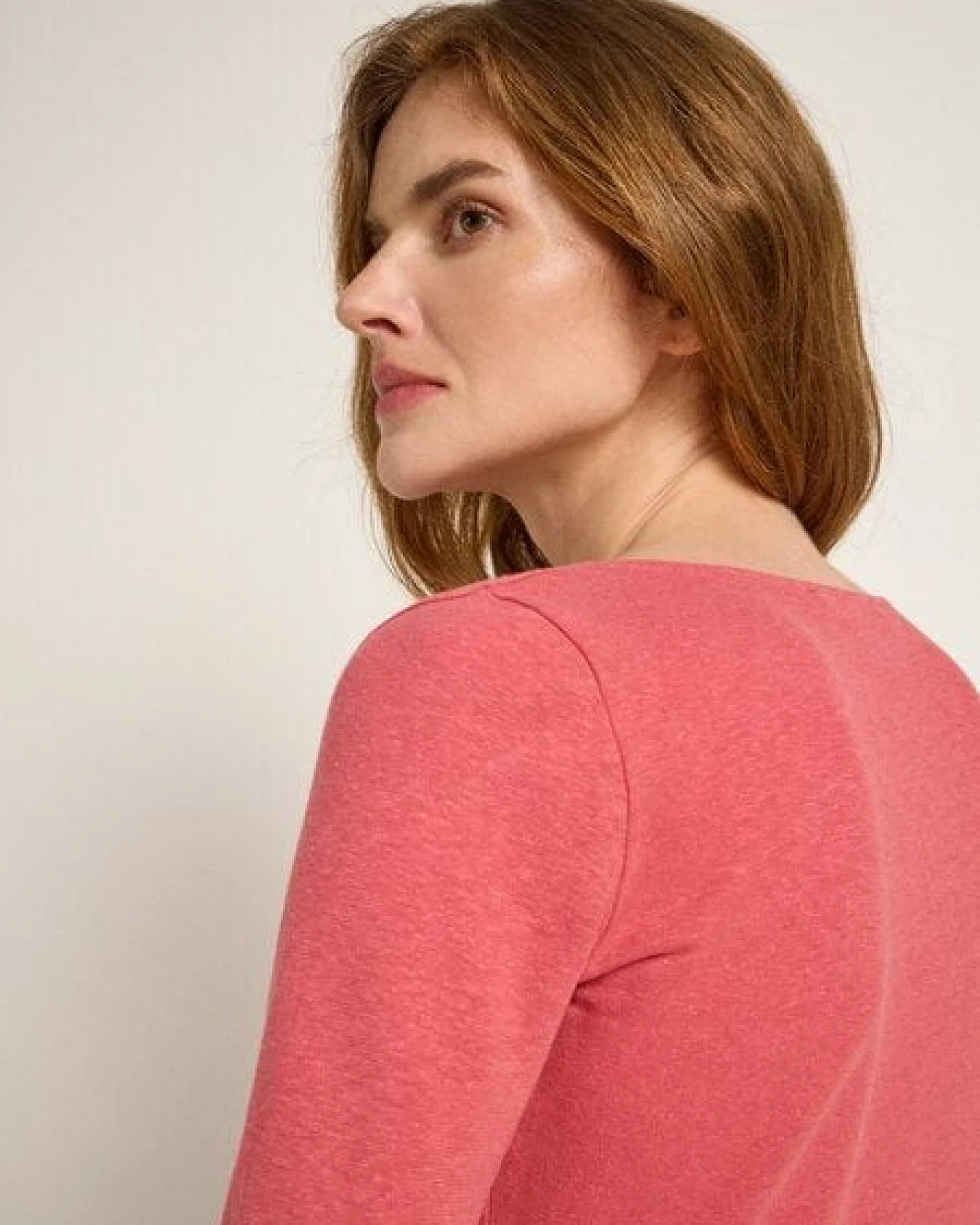 LANIUS Wasserfallshirt (OCS) aus Hanf und Bio-Baumwolle – Ansicht 4