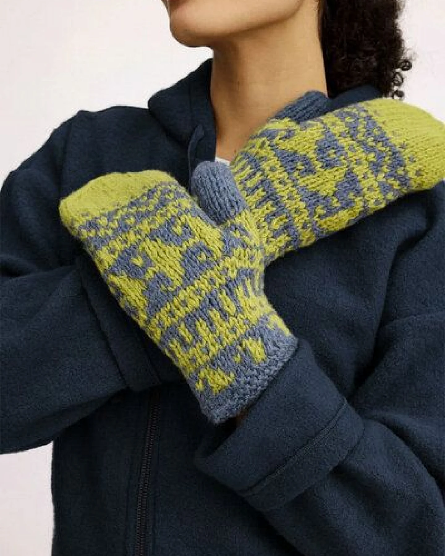 TRANQUILLO Handschuhe aus Wolle (W25M06) – Ansicht 2