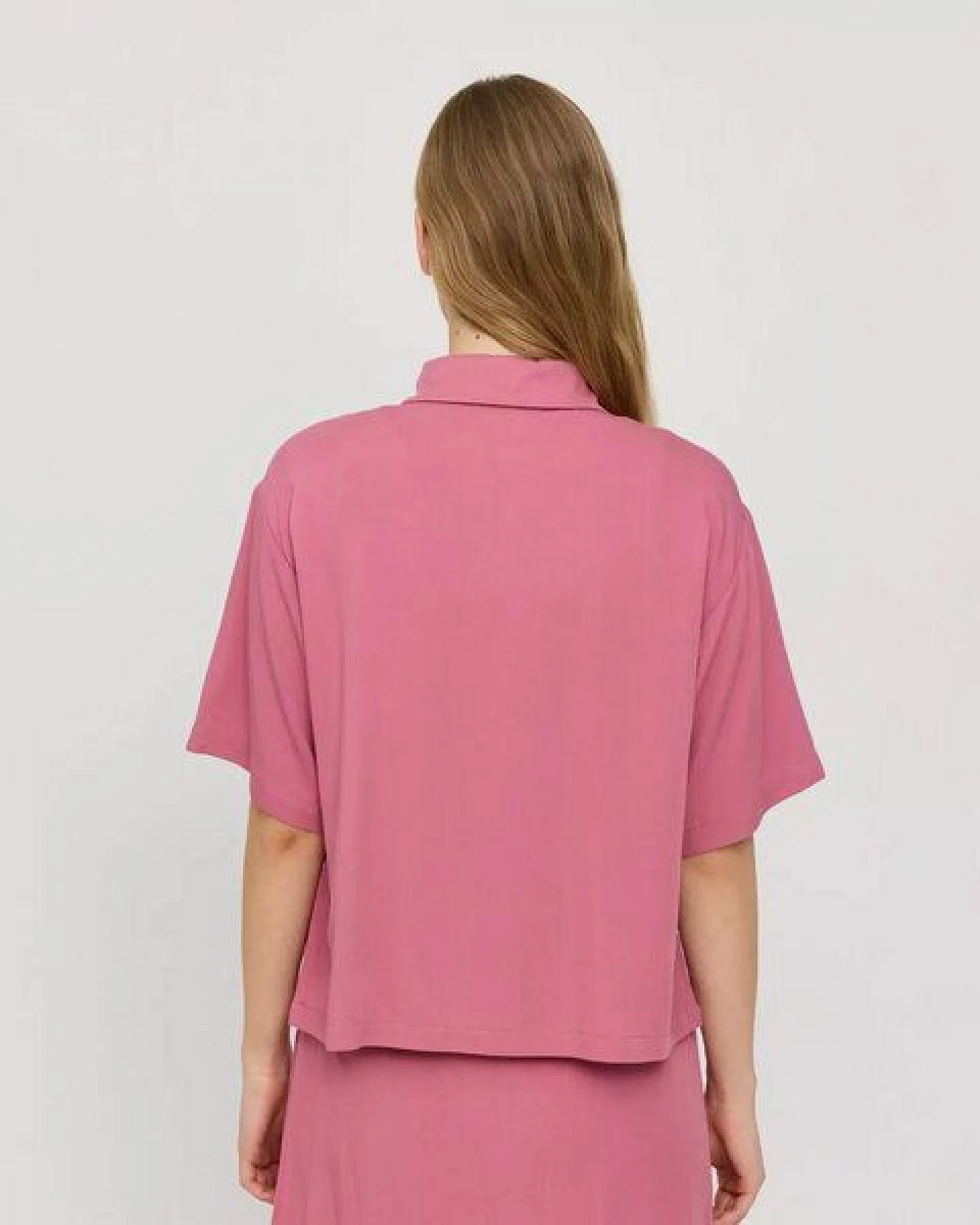Mazine Kurzarm Hemdbluse - aus Ecovero – Ansicht 3