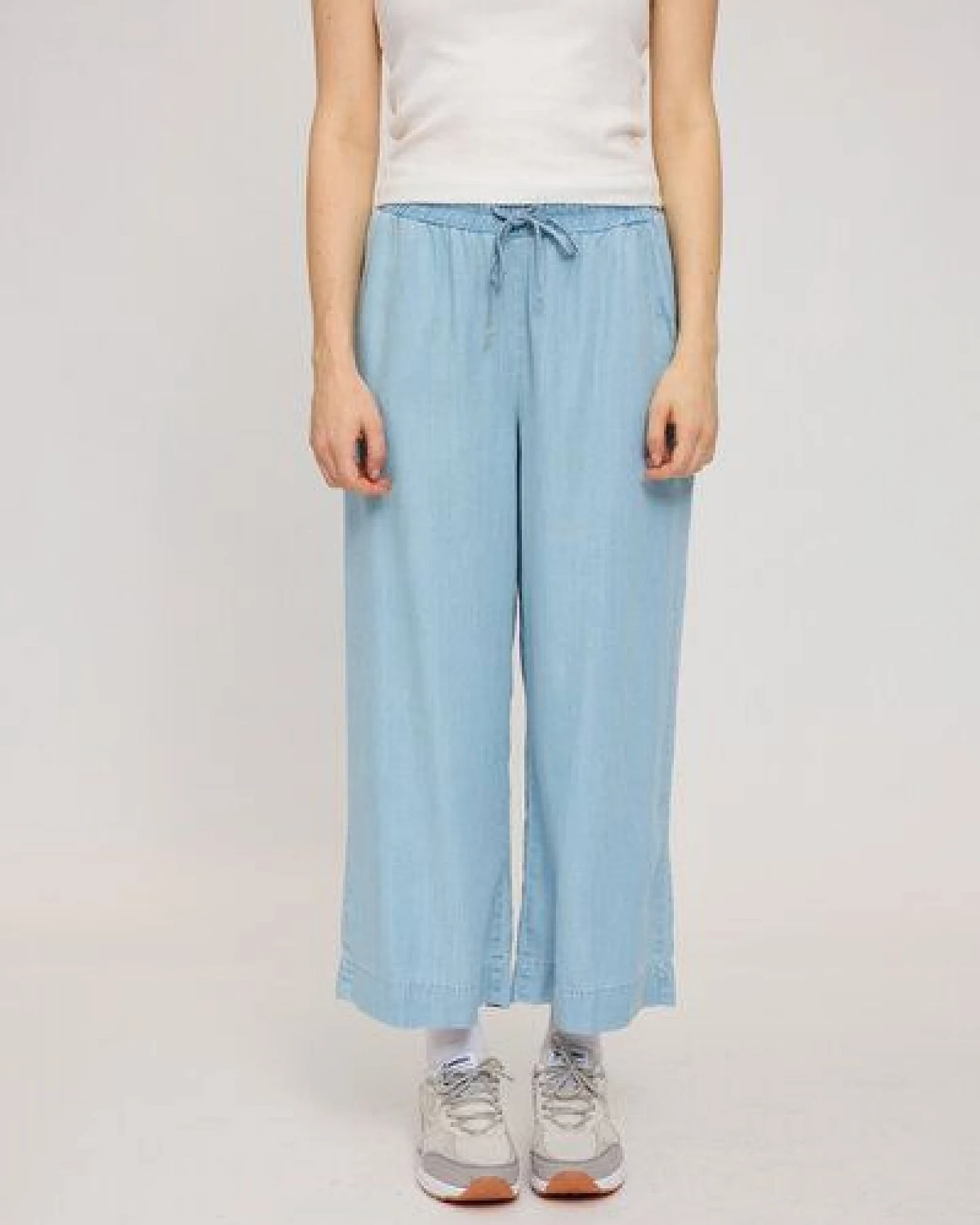 Mazine Weite Hose in Denim Look - aus Lyocell – Ansicht 2
